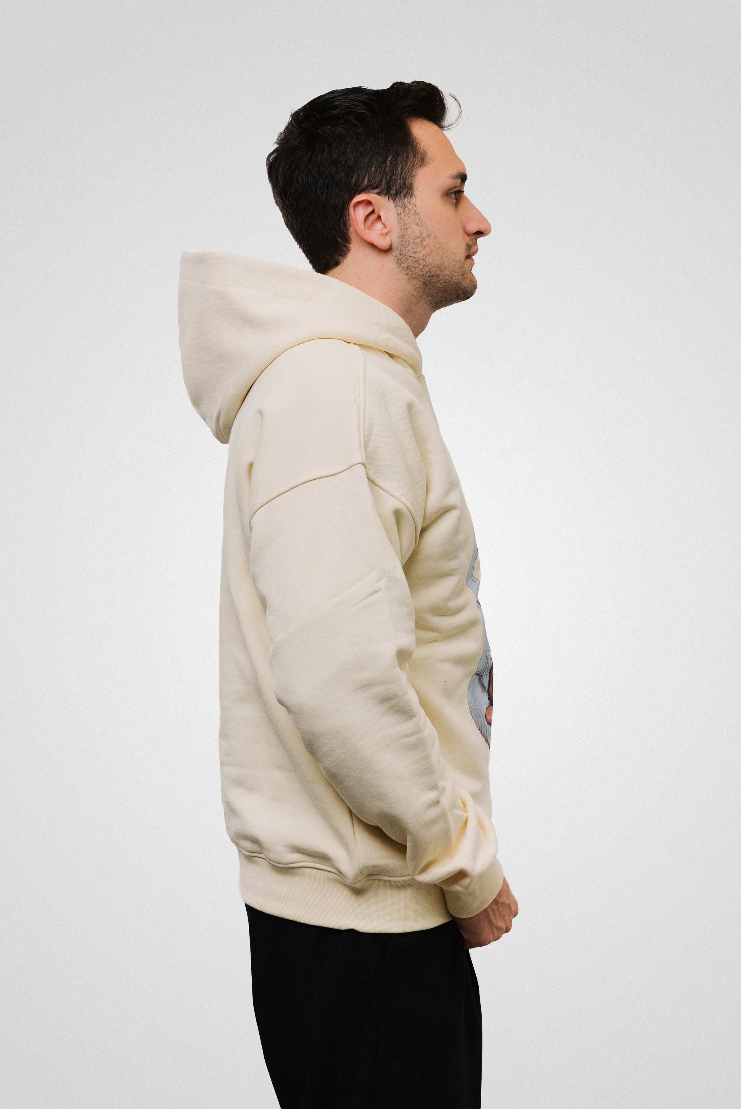 BALACLAVA HOODIE CREAM - Comme Des Fuckdown