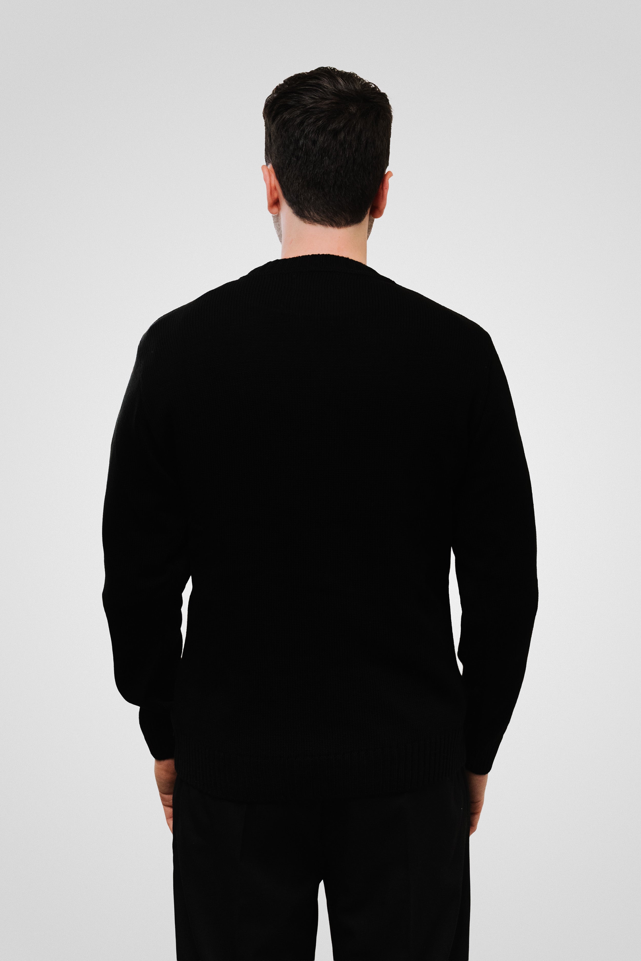 PIACCIO BLACK SWEATER - Shoebuya Brand