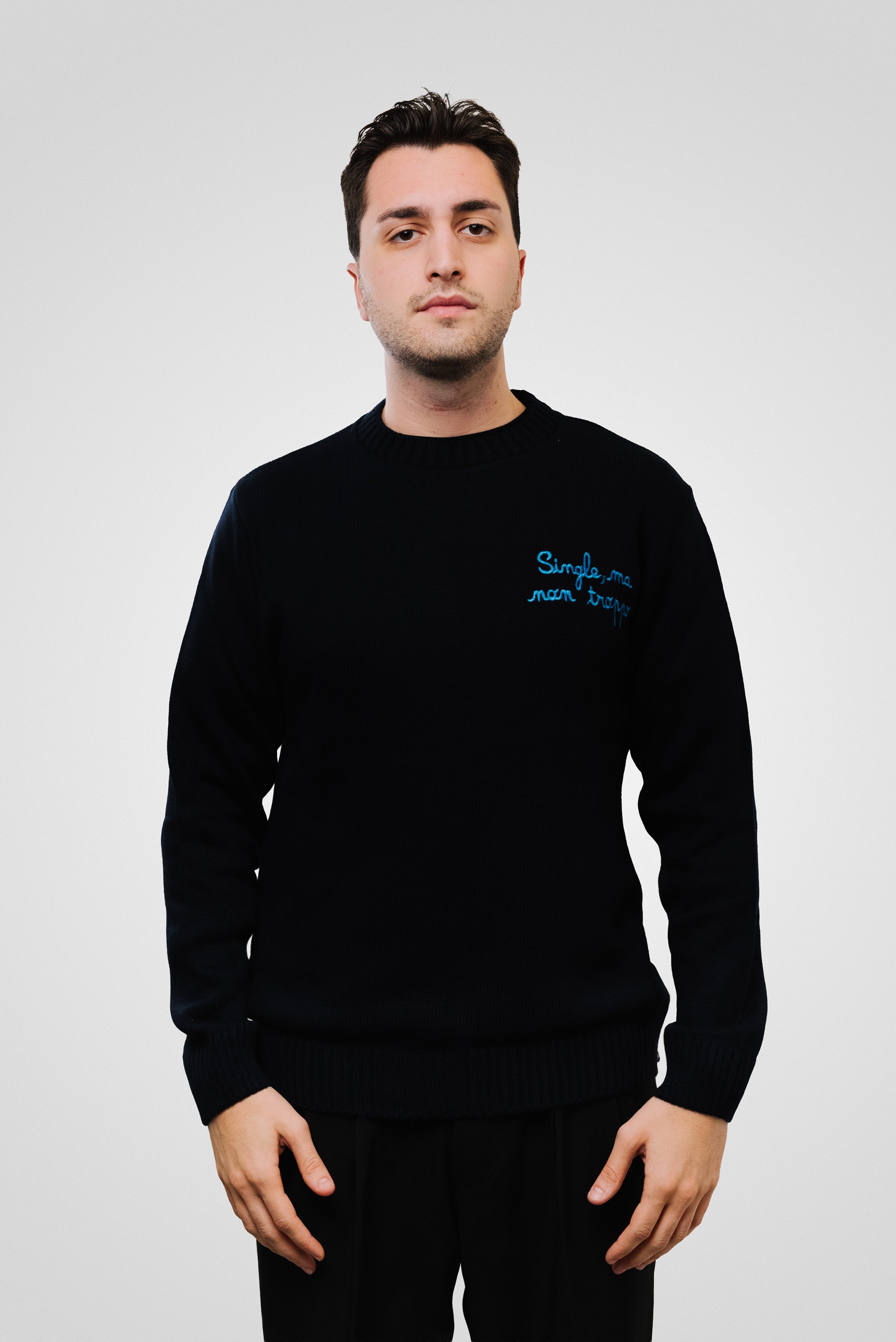 SINGLE AZURE SWEATER - Shoebuya Brand