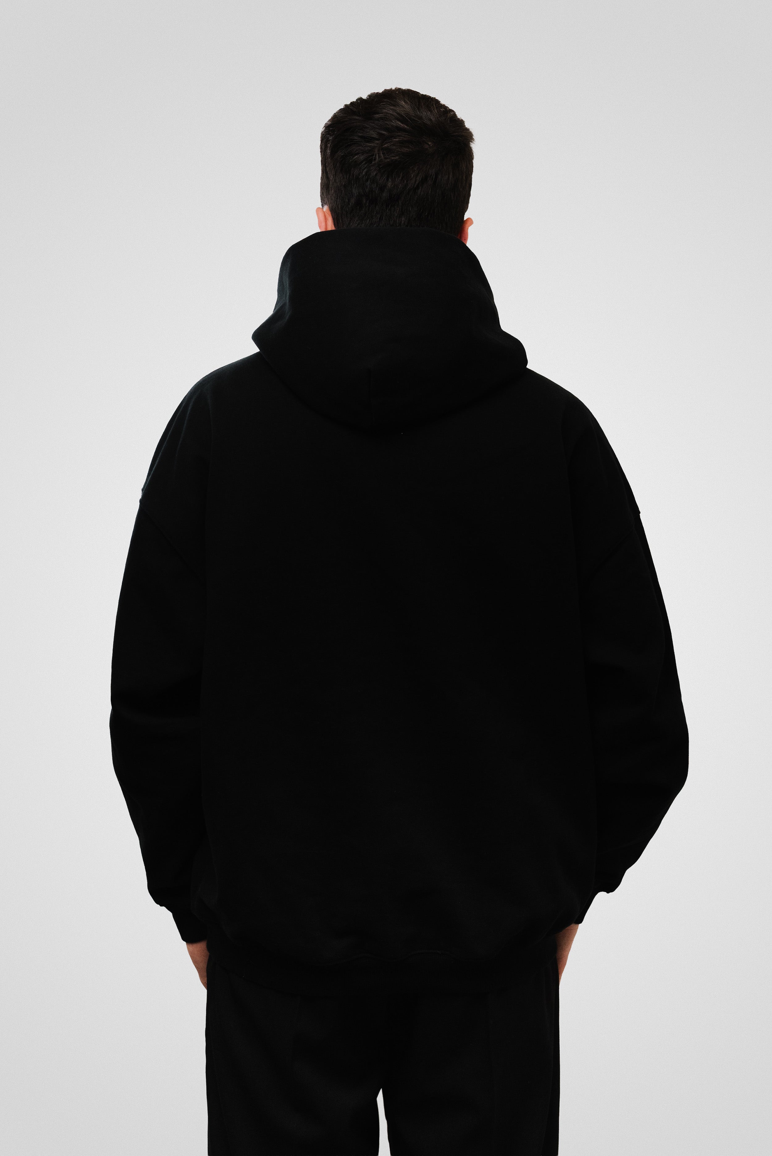 THE HOODIE BASIC BLACK - Shoebuya Brand
