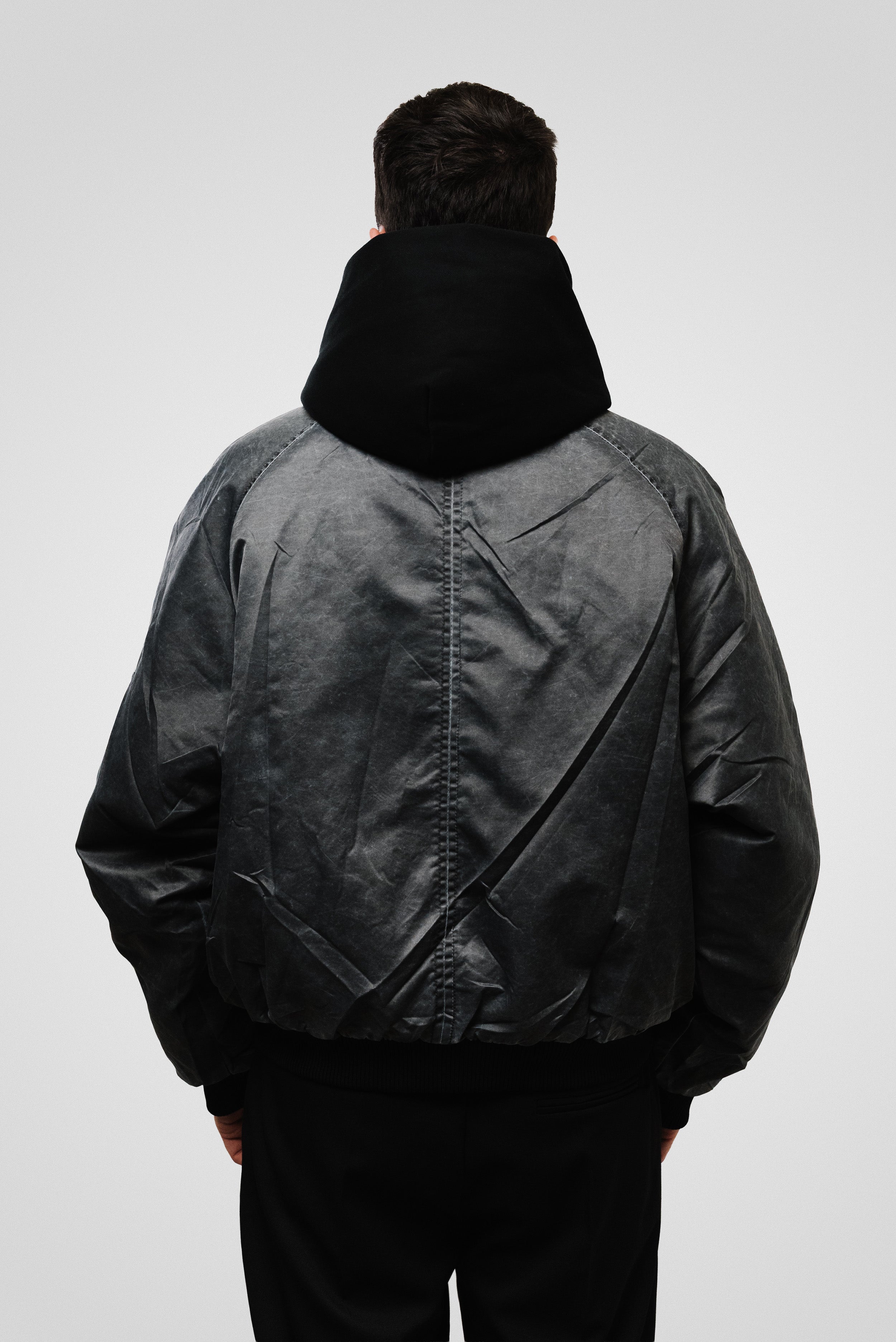 NYLON BOMBER JACKET - Shoebuya Brand