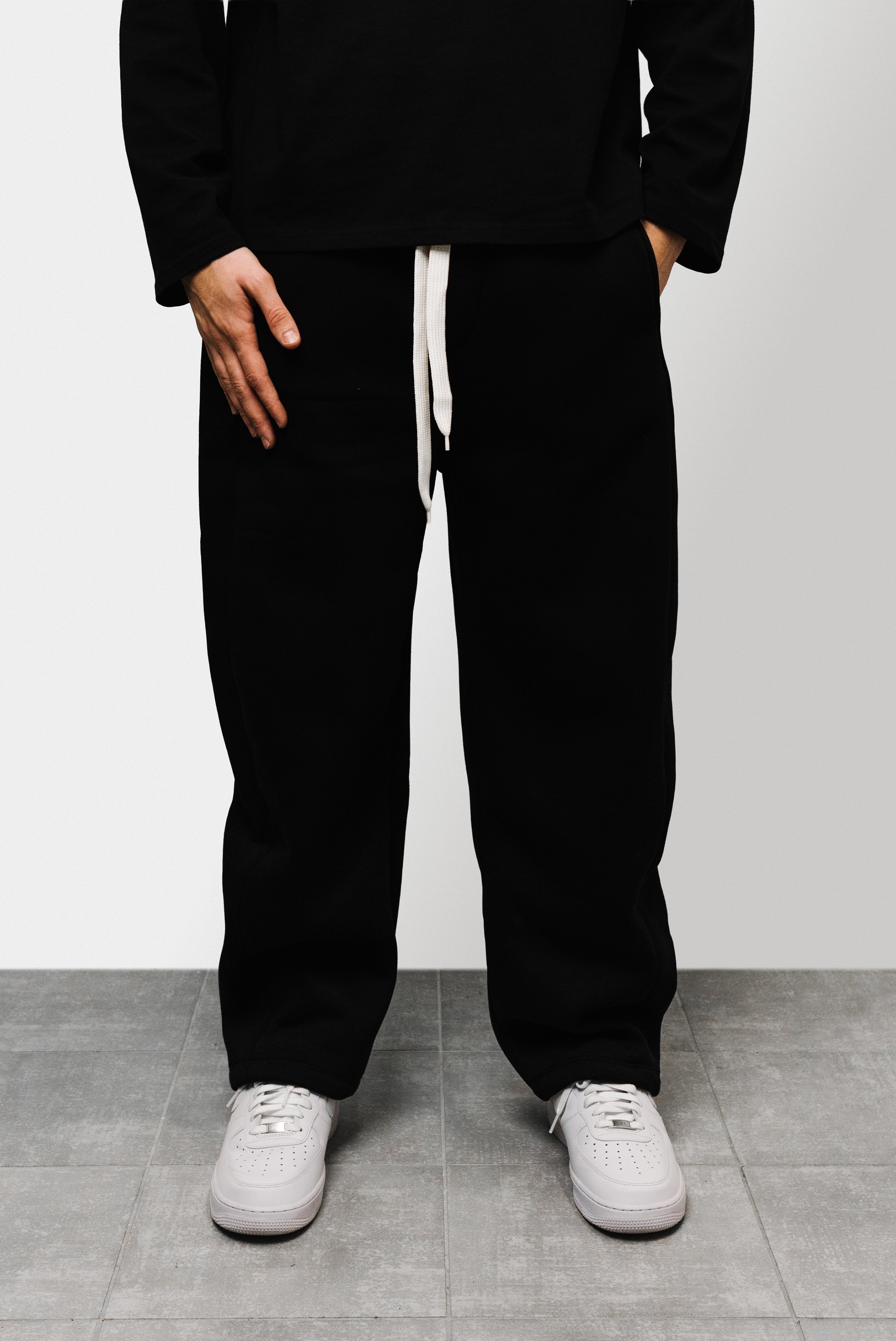 BAGGY TRACKSUIT BLACK PANTS - Replacement Brand