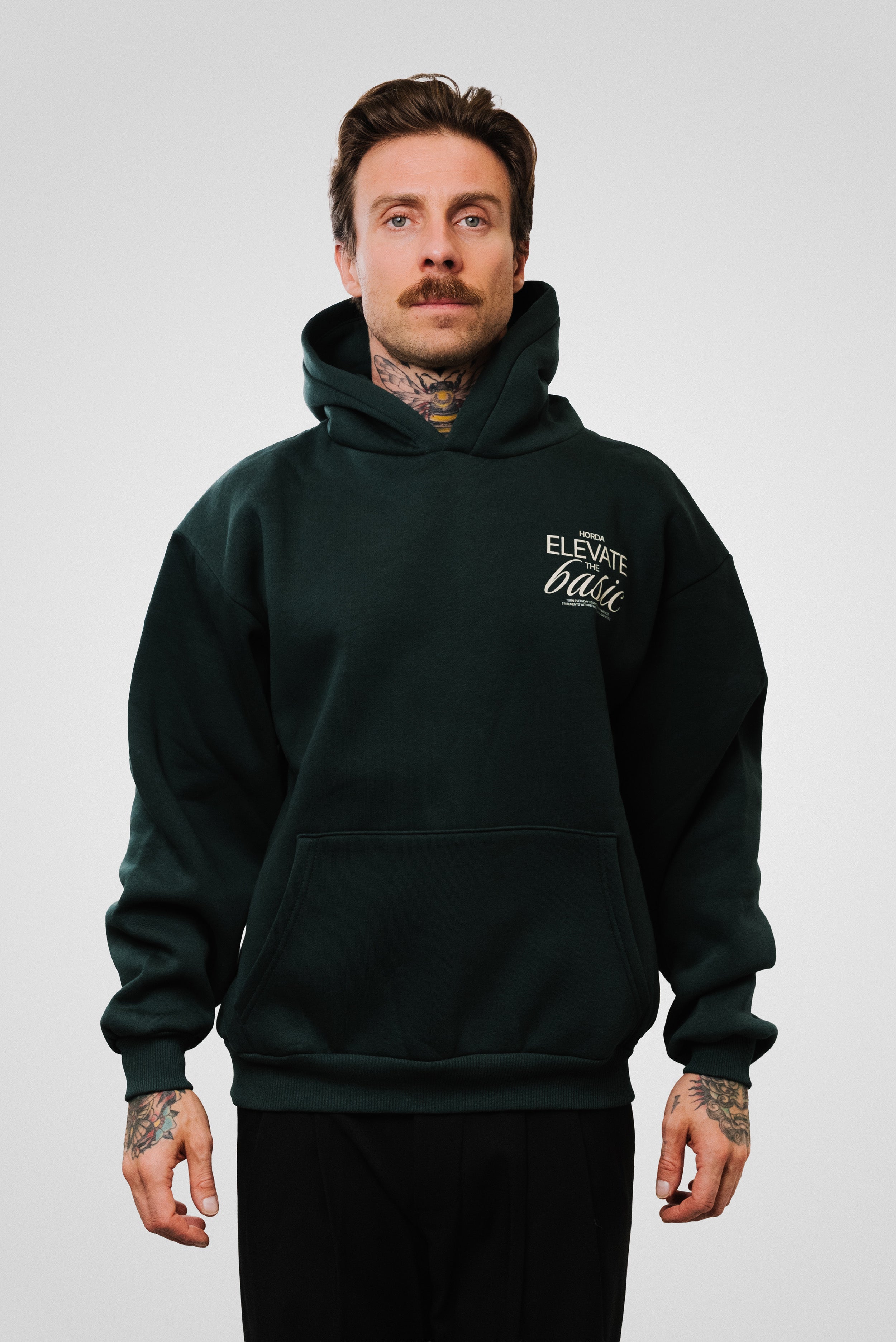 ELEVATE HOODIE GREEN - Horda Brand