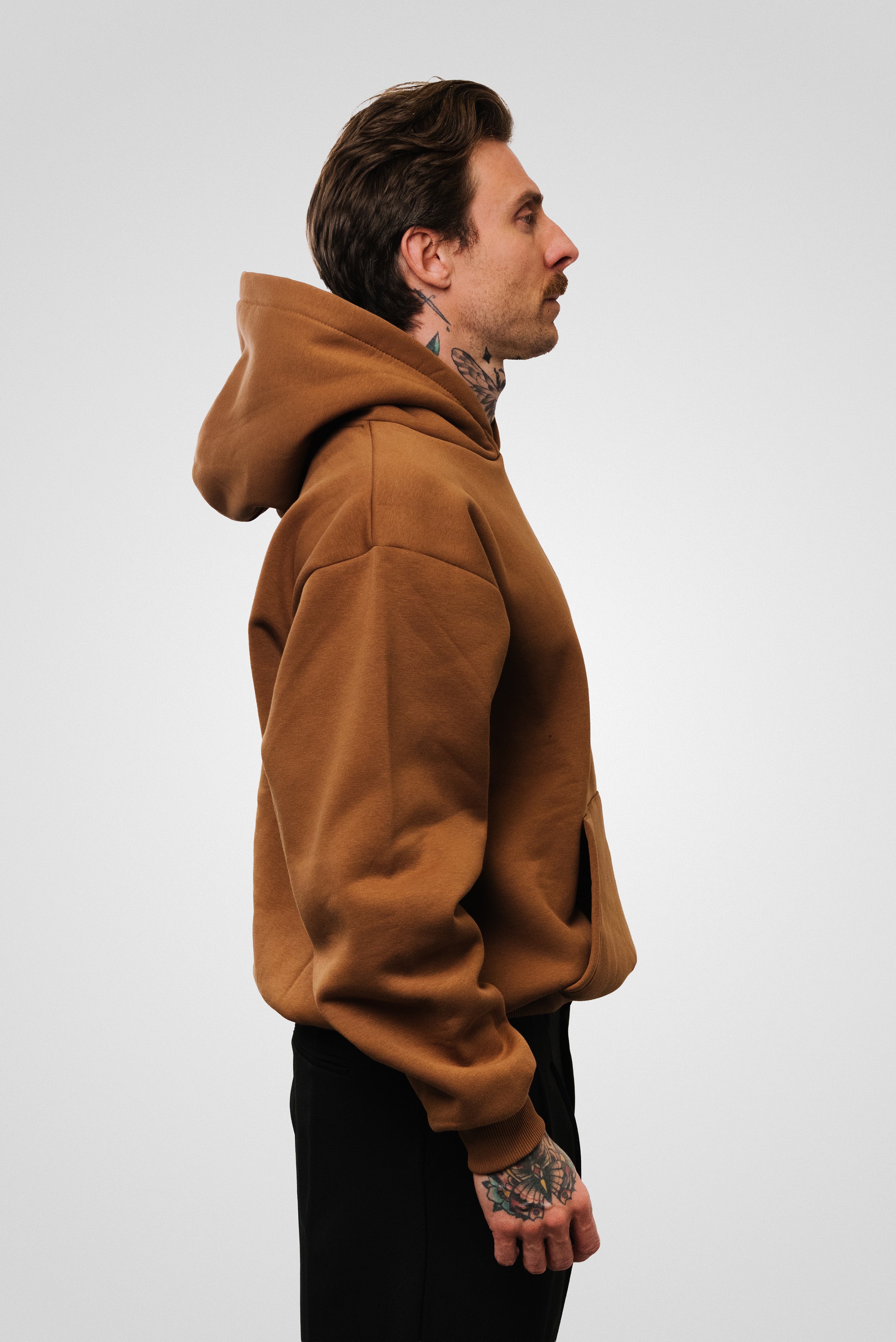 ELEVATE HOODIE BROWN - Horda Brand