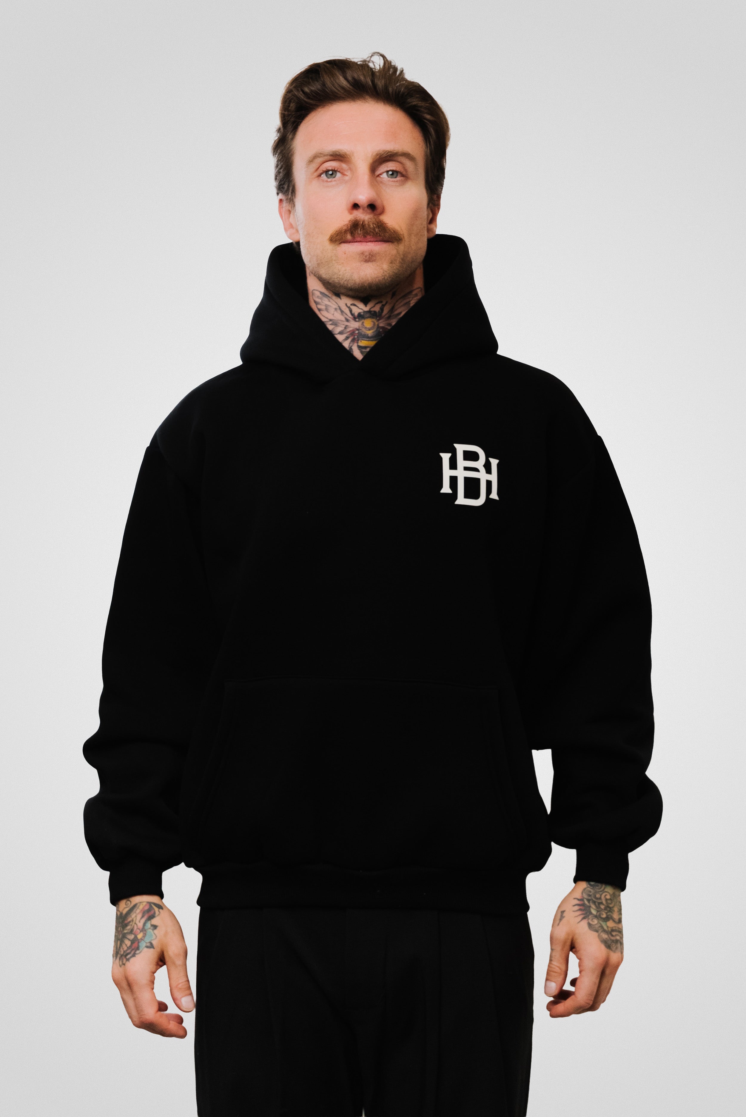 HB HOODIE BLACK - Horda Brand