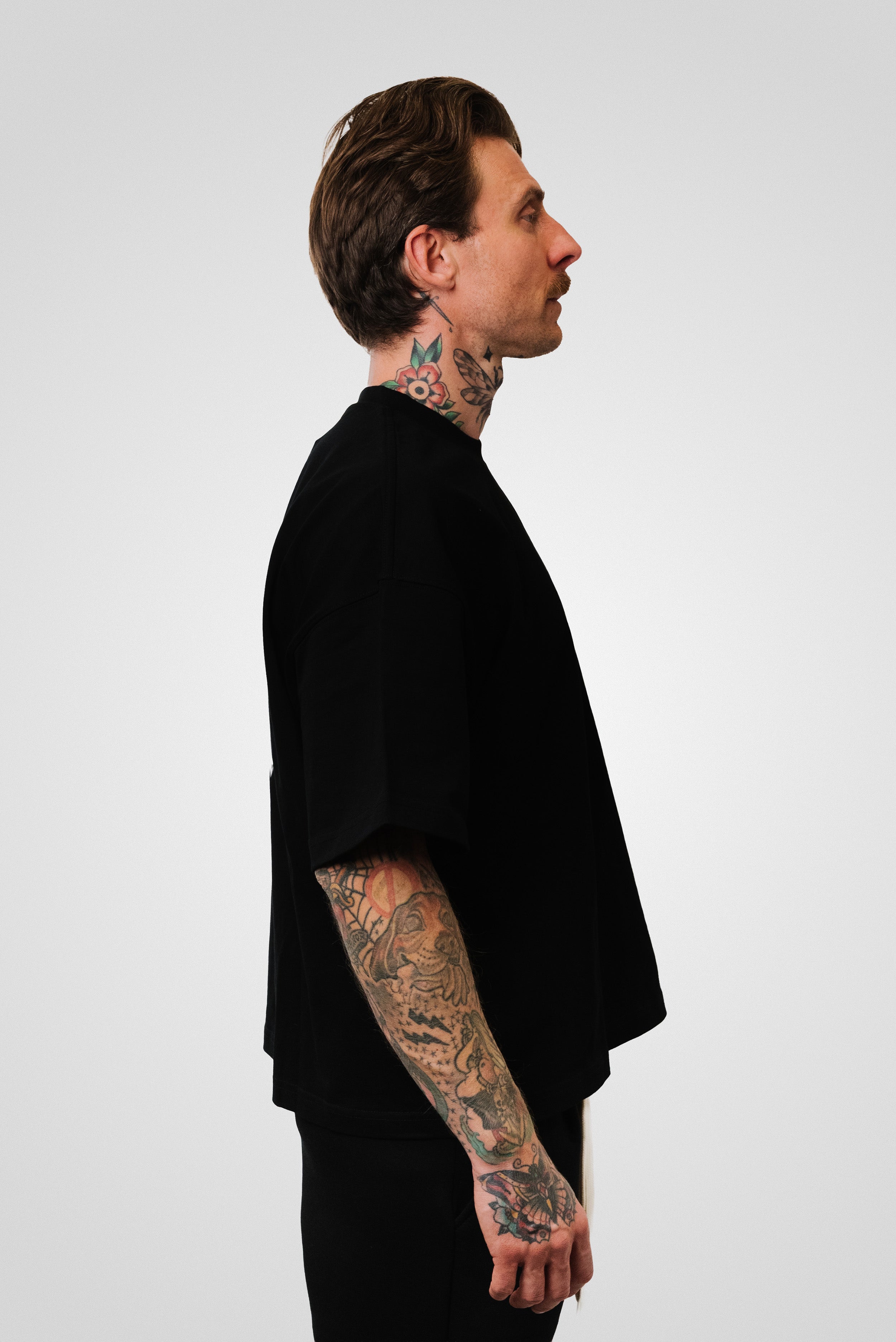 PLAYERS CLUB BOXY TEE BLACK - Malessere Brand