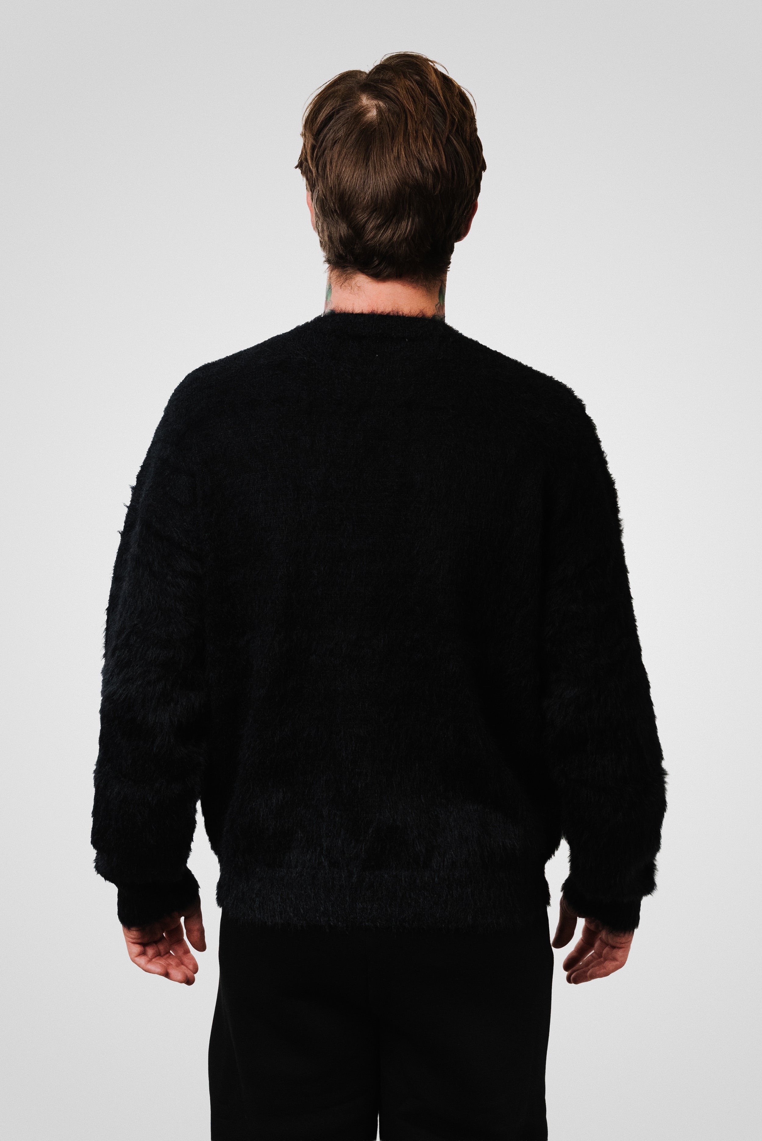 WRITE SWEATER BLACK - Shoebuya Design