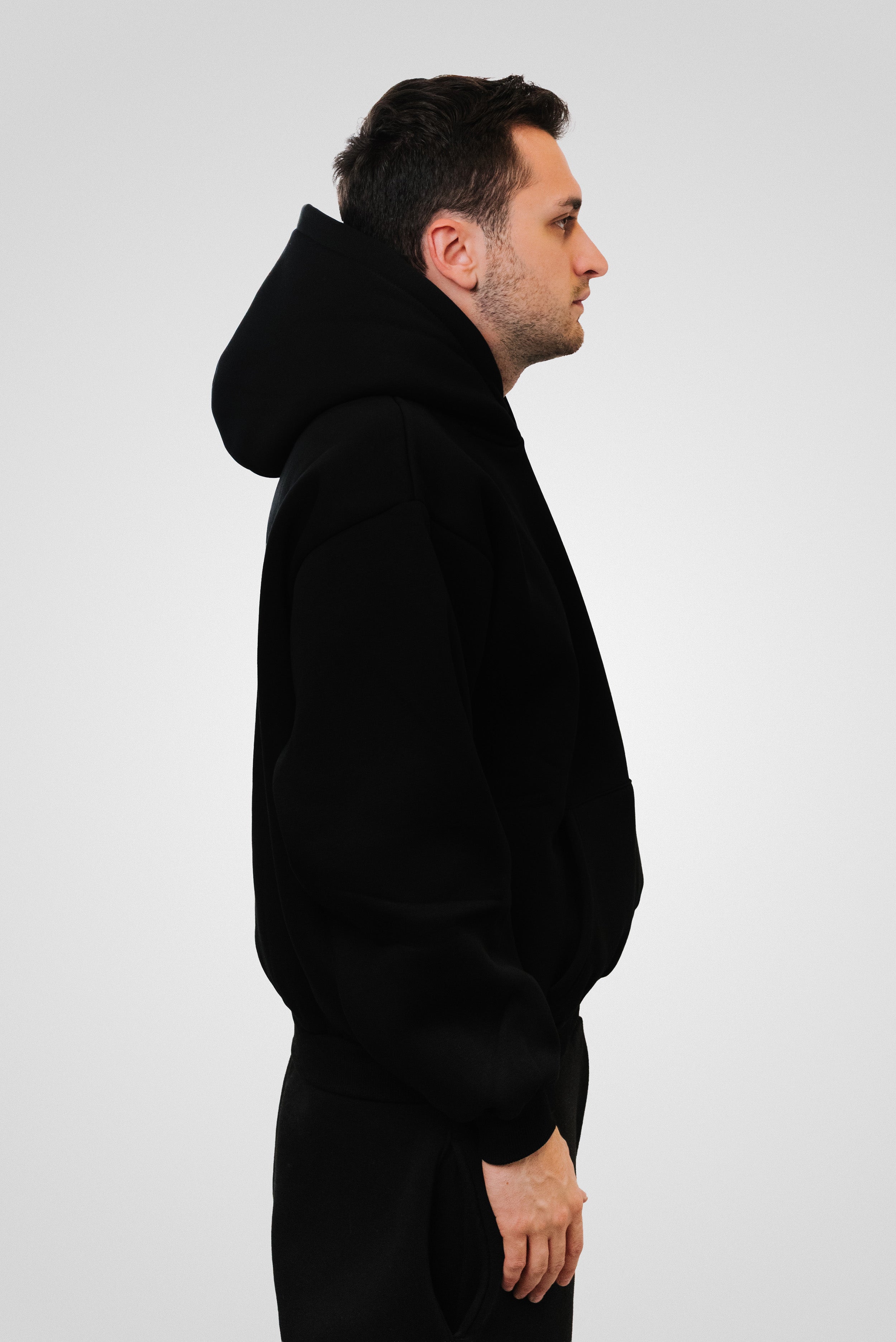 HB NOT FOR EVERYONE HOODIE BLACK/ORANGE - Horda Brand