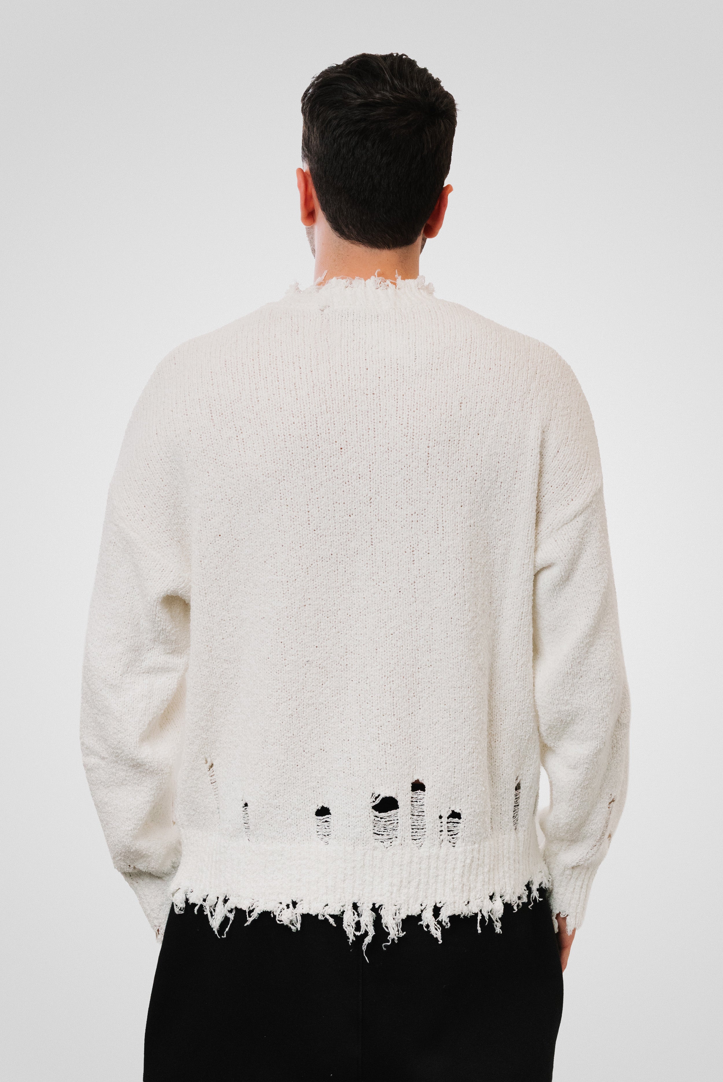 WHITE SWEATER - We Are All Ash