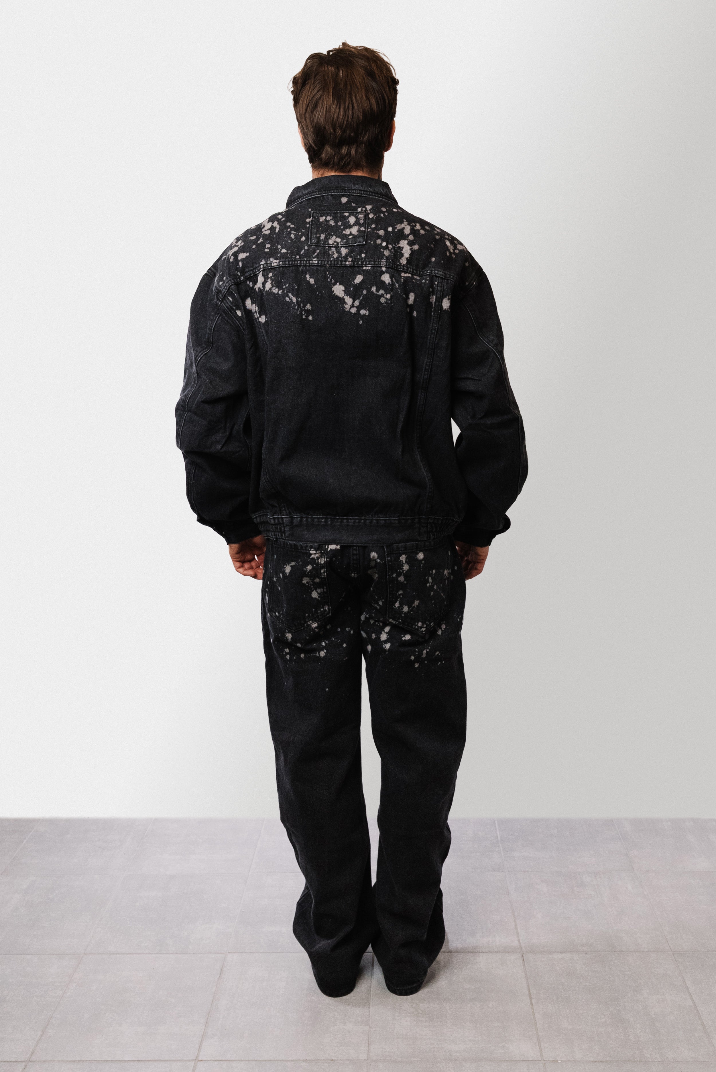 PAINT BLACK DENIM SUIT - Replacement Brand