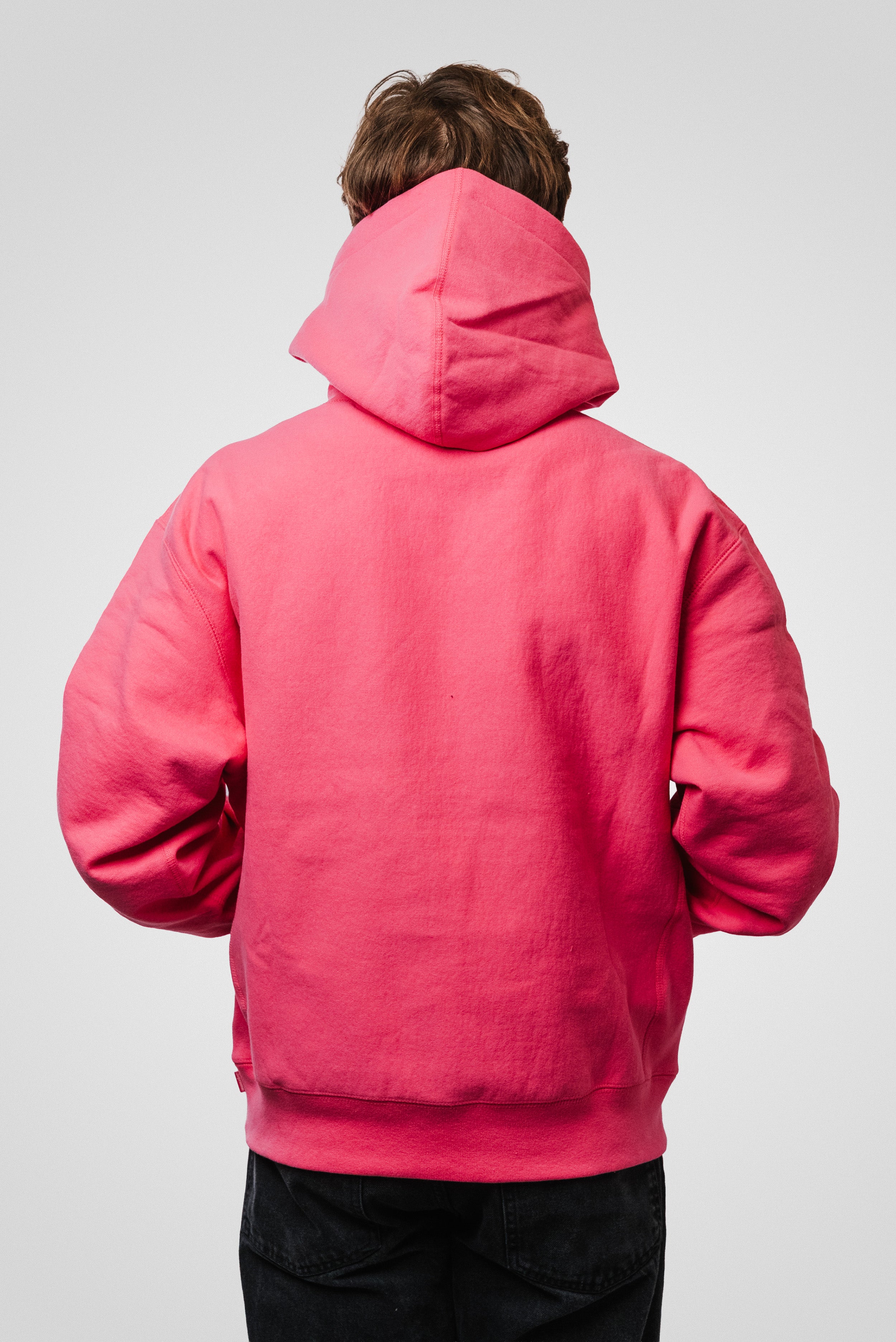 SUPREME BOX LOGO HOODIE FW25 PINK