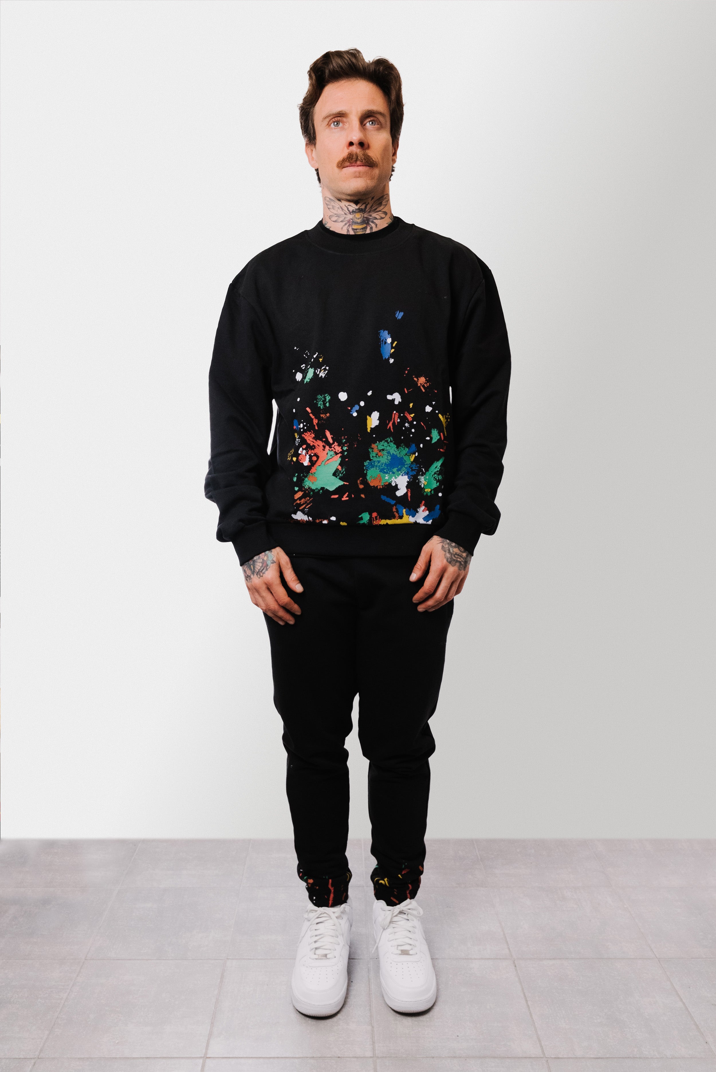 PAINT PANTS BLACK - We Are All Ash