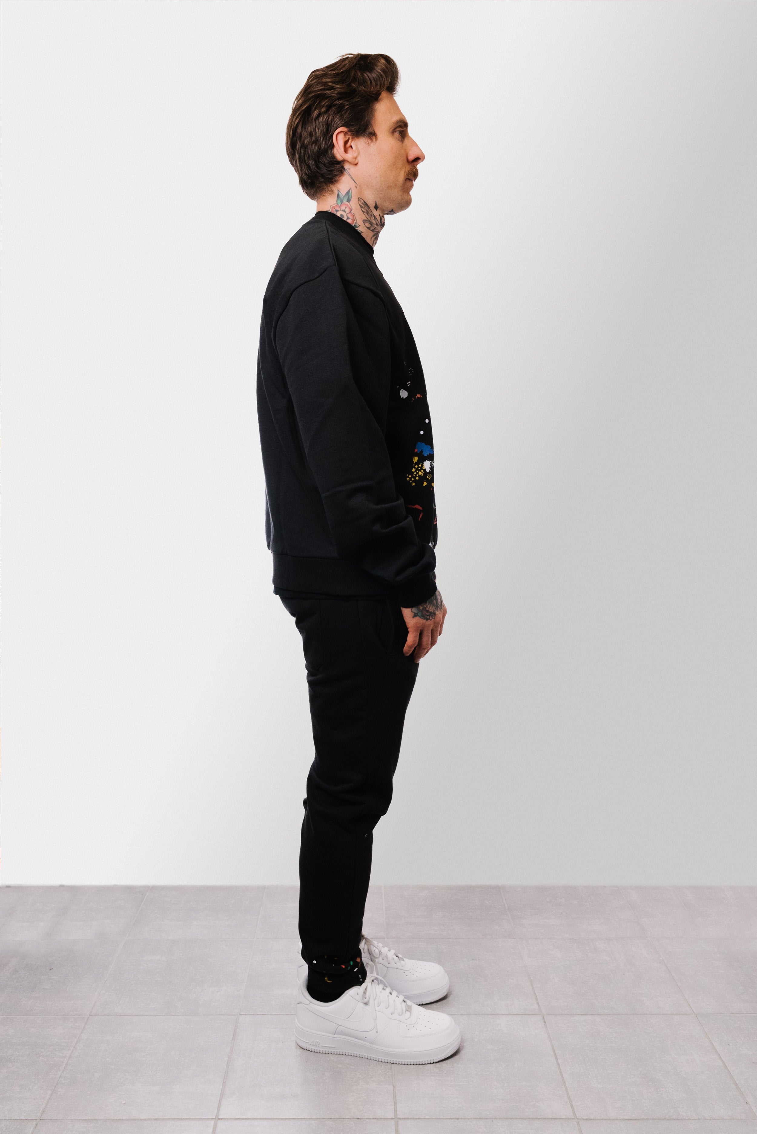 PAINT PANTS BLACK - We Are All Ash