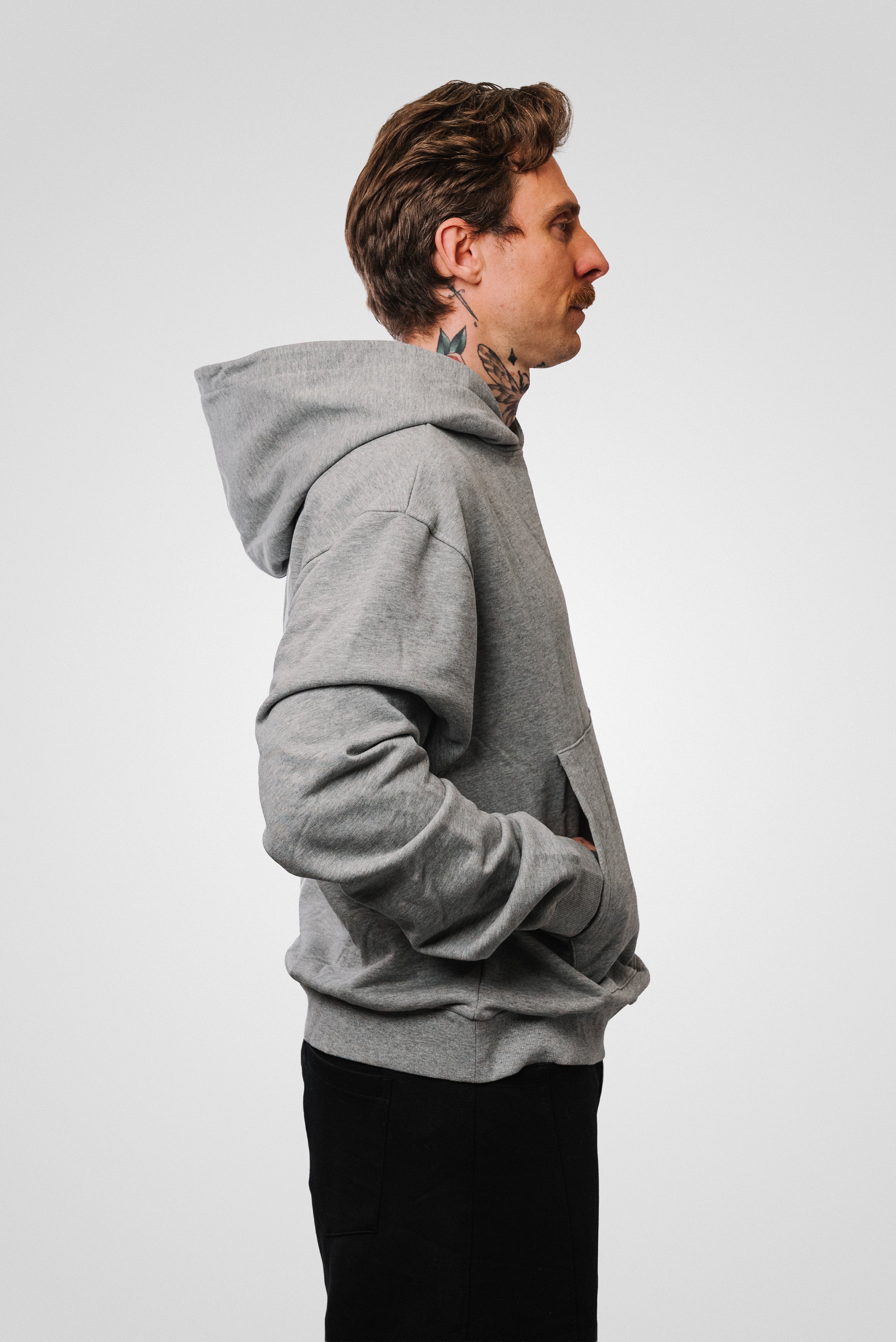 3D LOGO HOODIE GREY - We Are All Ash