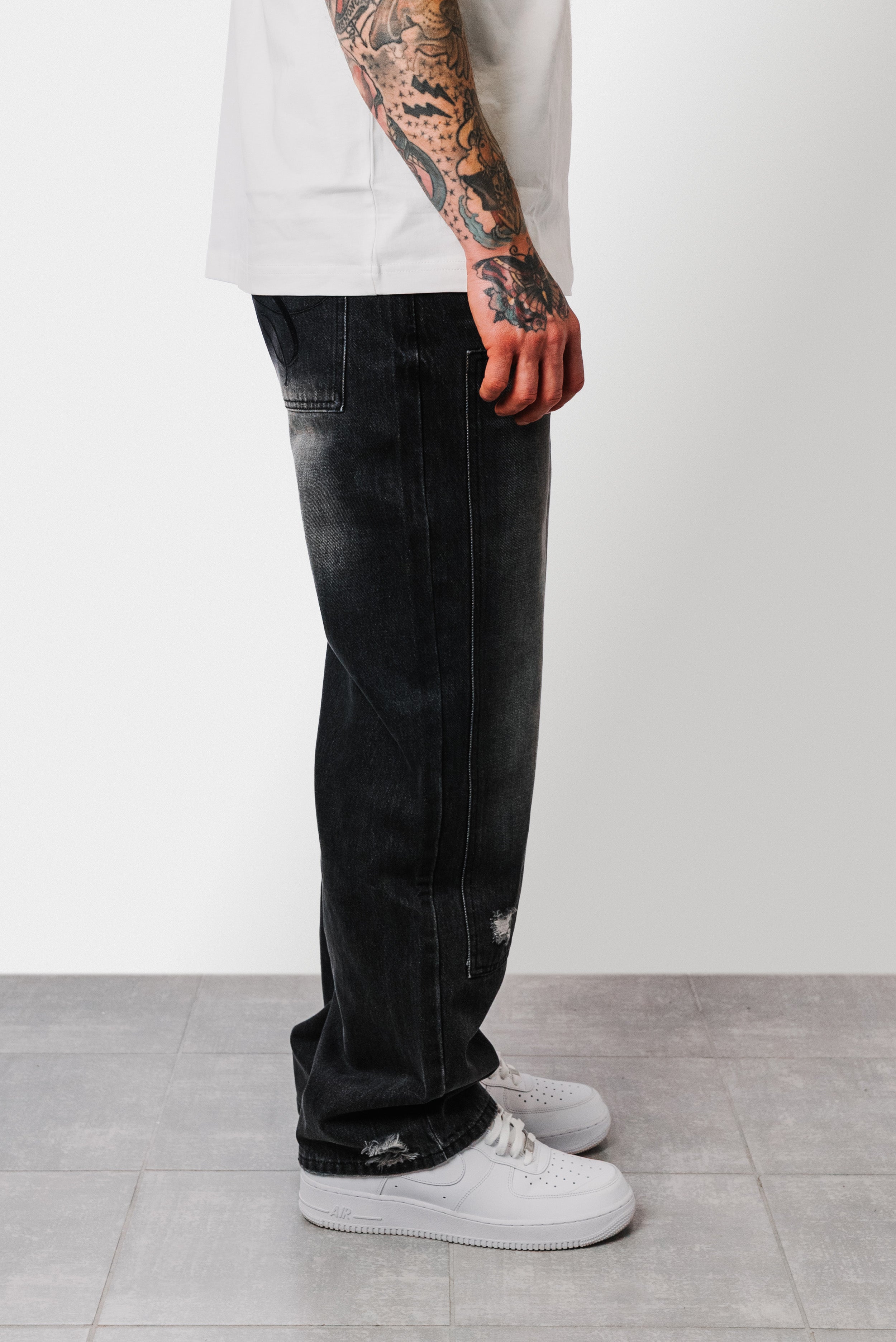 THE PERFECT JEANS BAGGY BLACK - TheDoubleE
