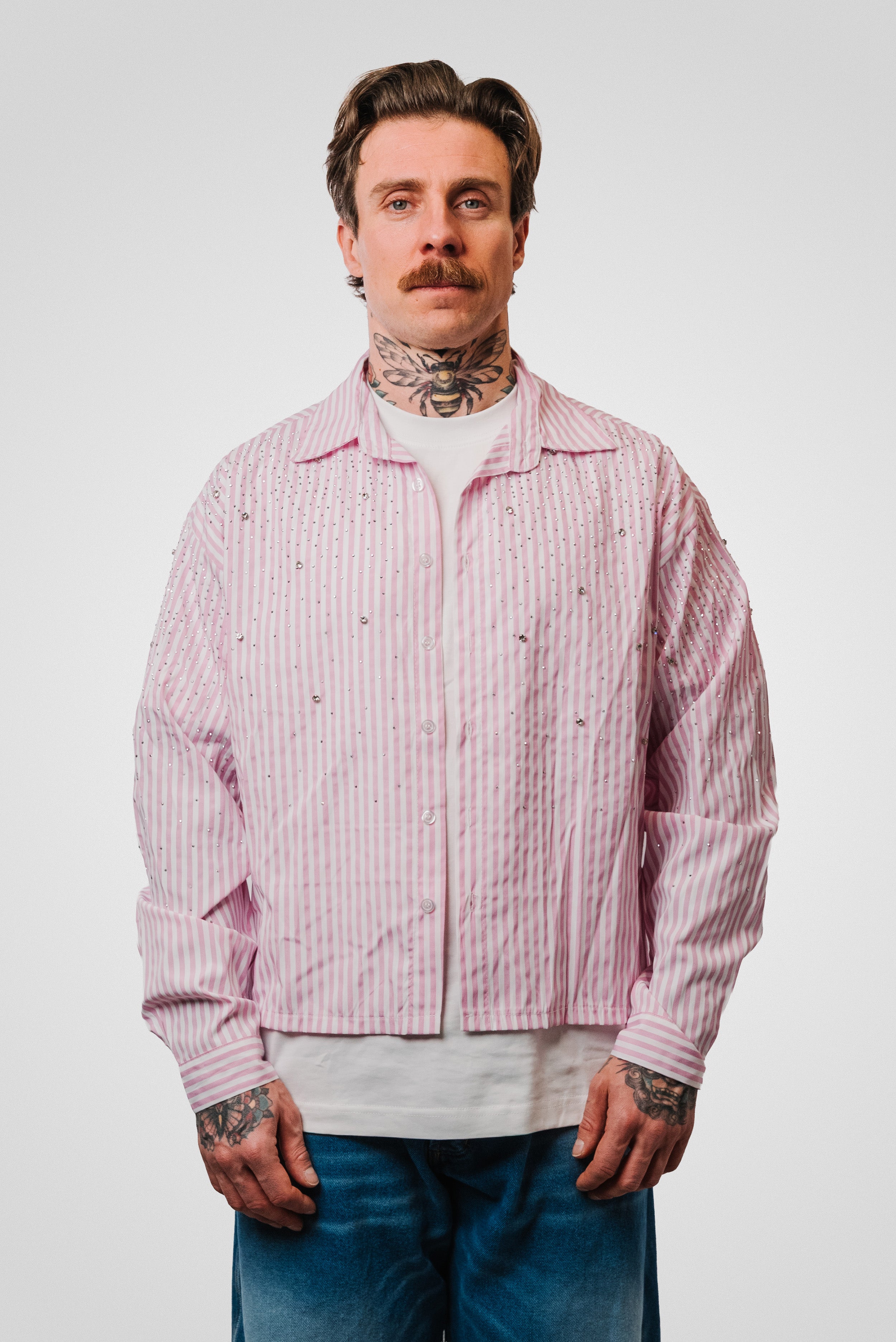 SPARCKLY STRIPED PINK SHIRT - Replacement Brand