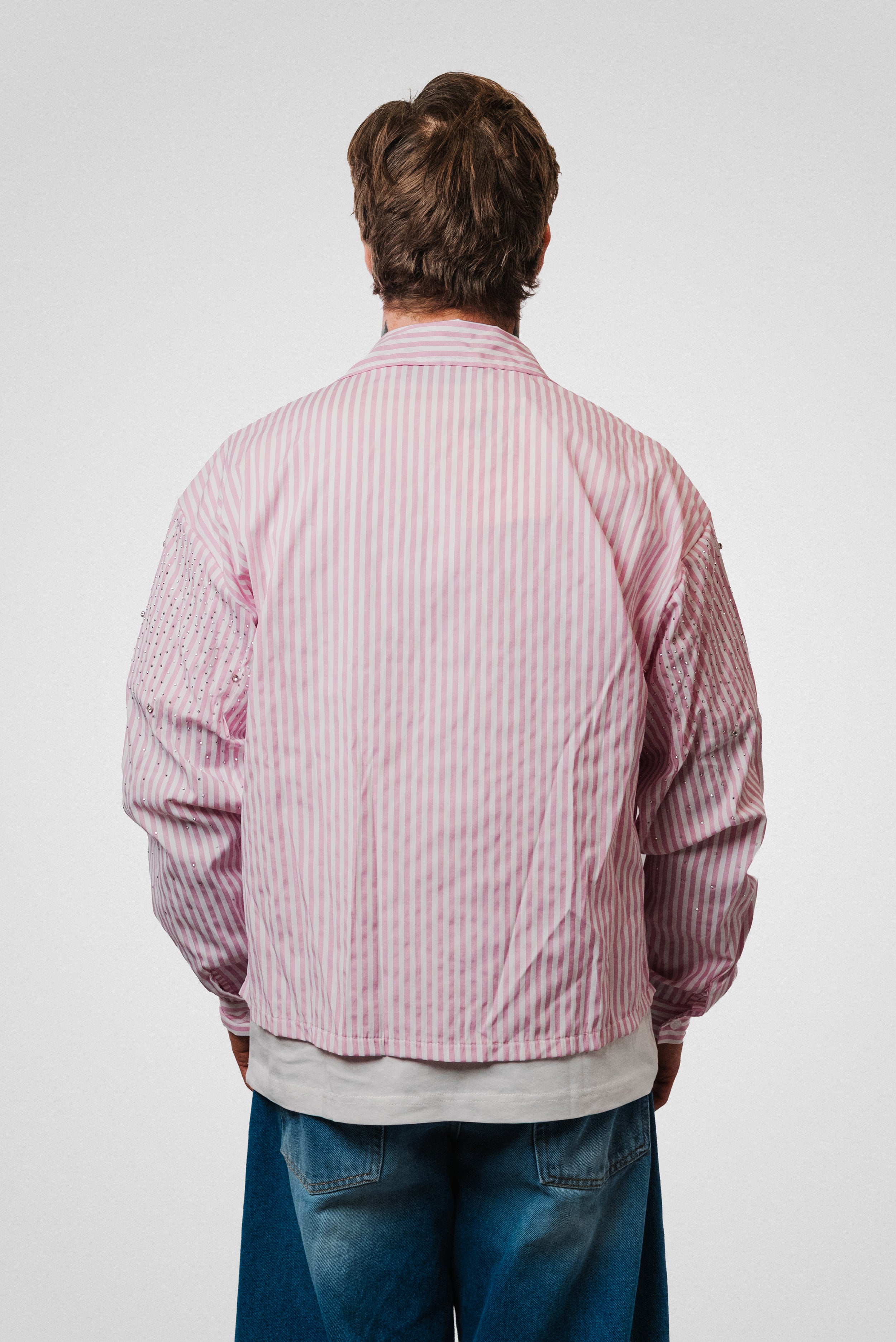 SPARCKLY STRIPED PINK SHIRT - Replacement Brand