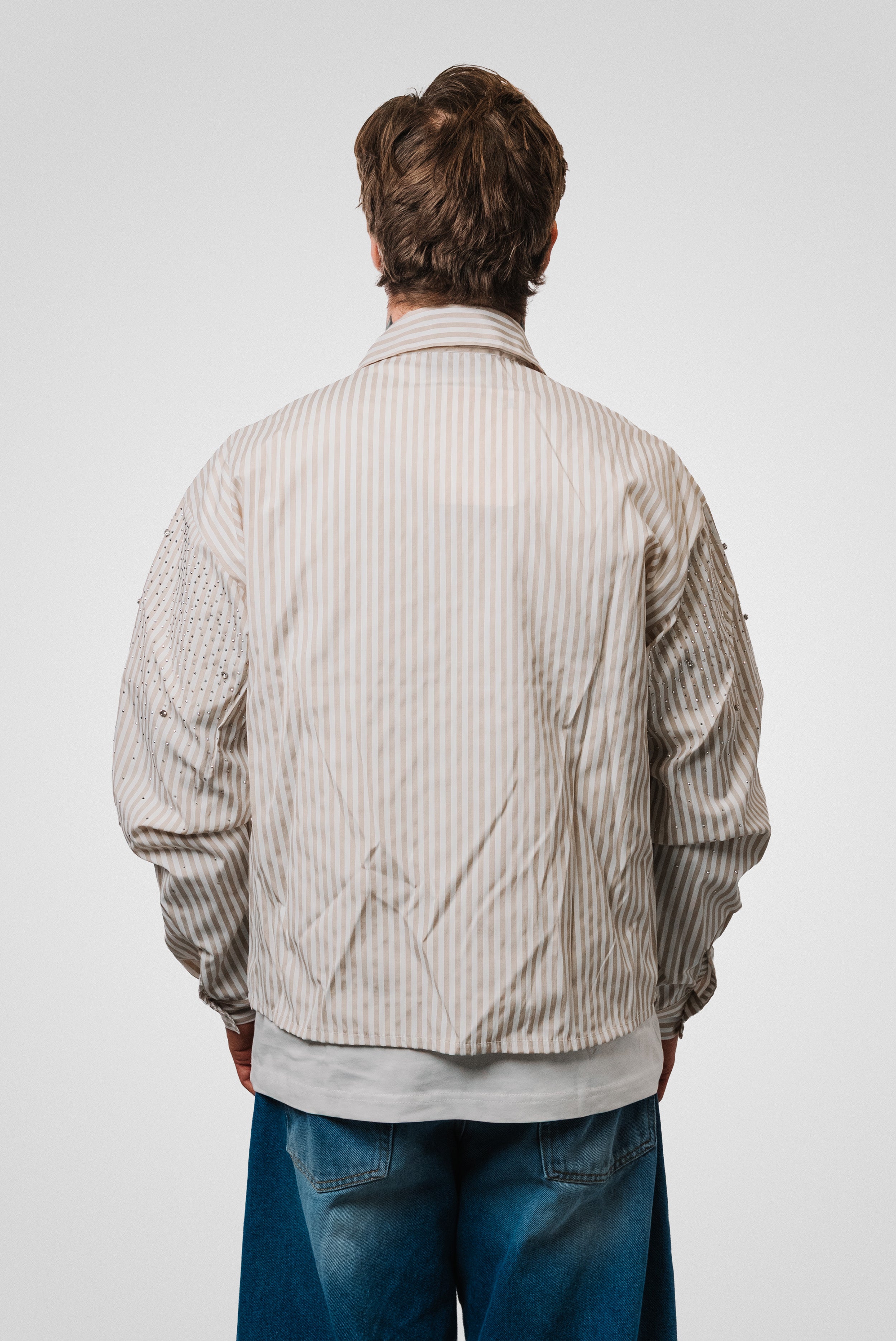 SPARCKLY STRIPED CREAM SHIRT - Replacement Brand