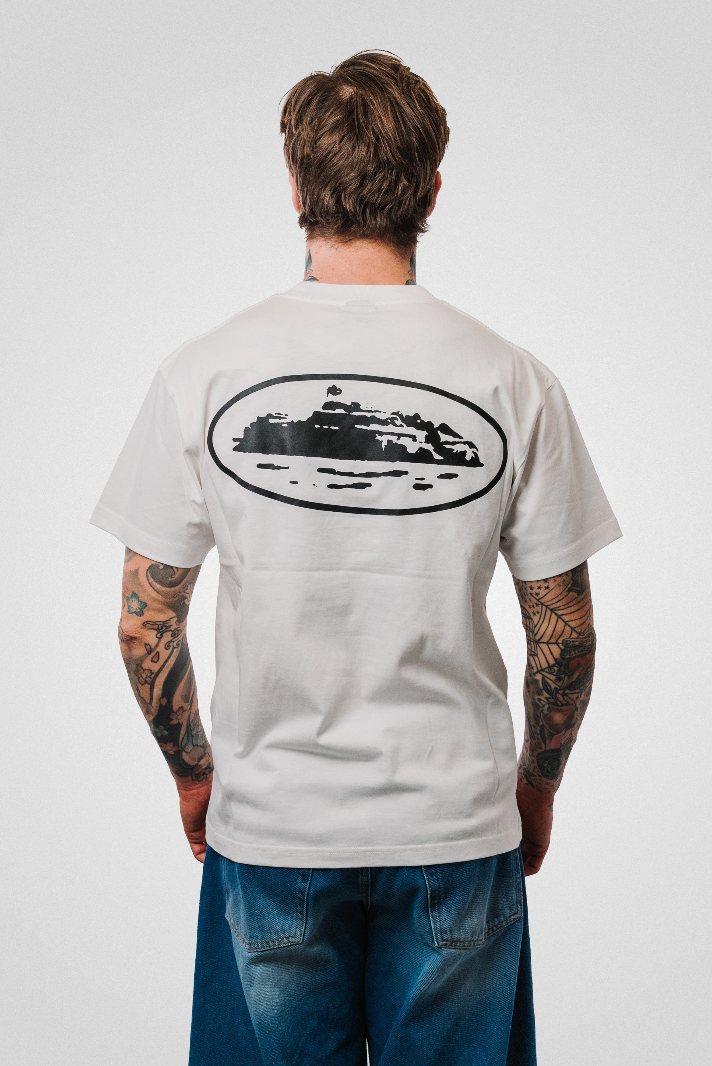 CORTEIZ ISLAND PRINT TEE WHITE