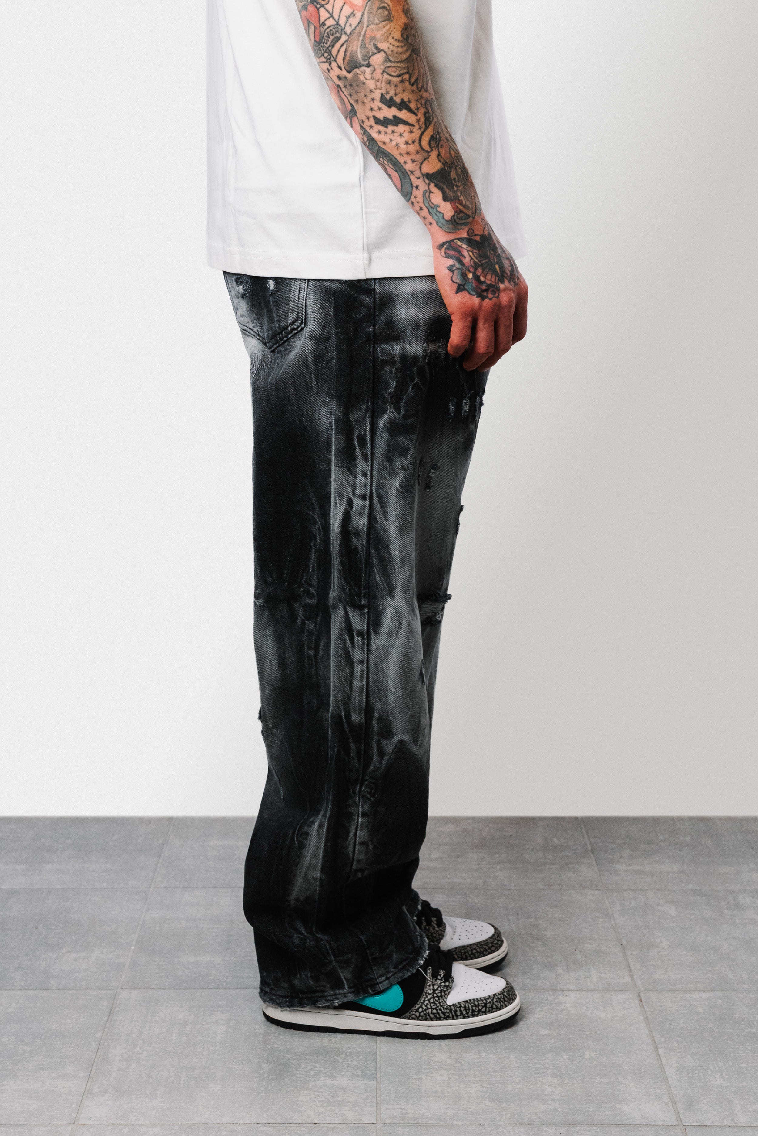 SUPER BAGGY SCOTT BLACK JEANS