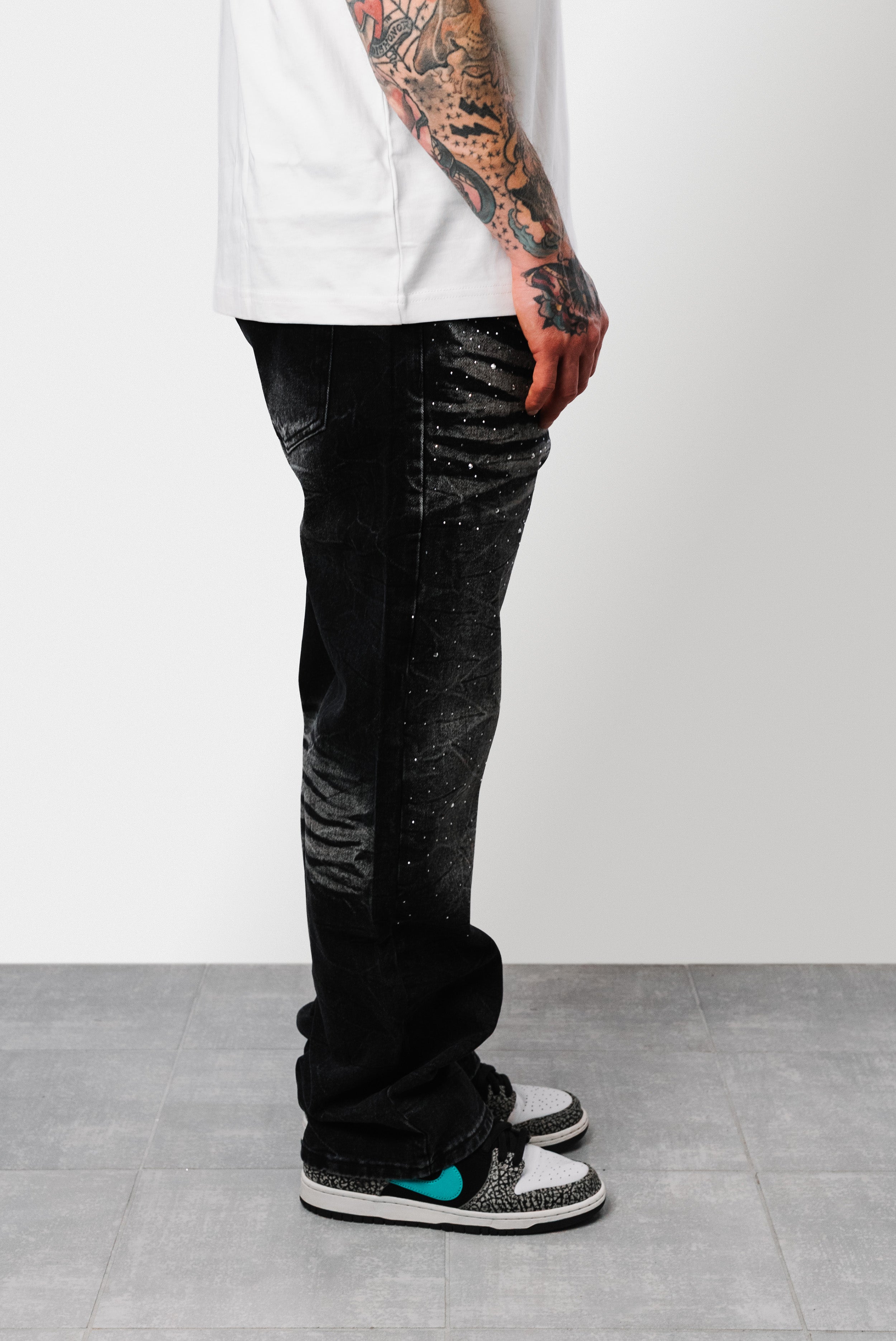 SPARCKLY ZEBRA DENIM - Shoebuya Design