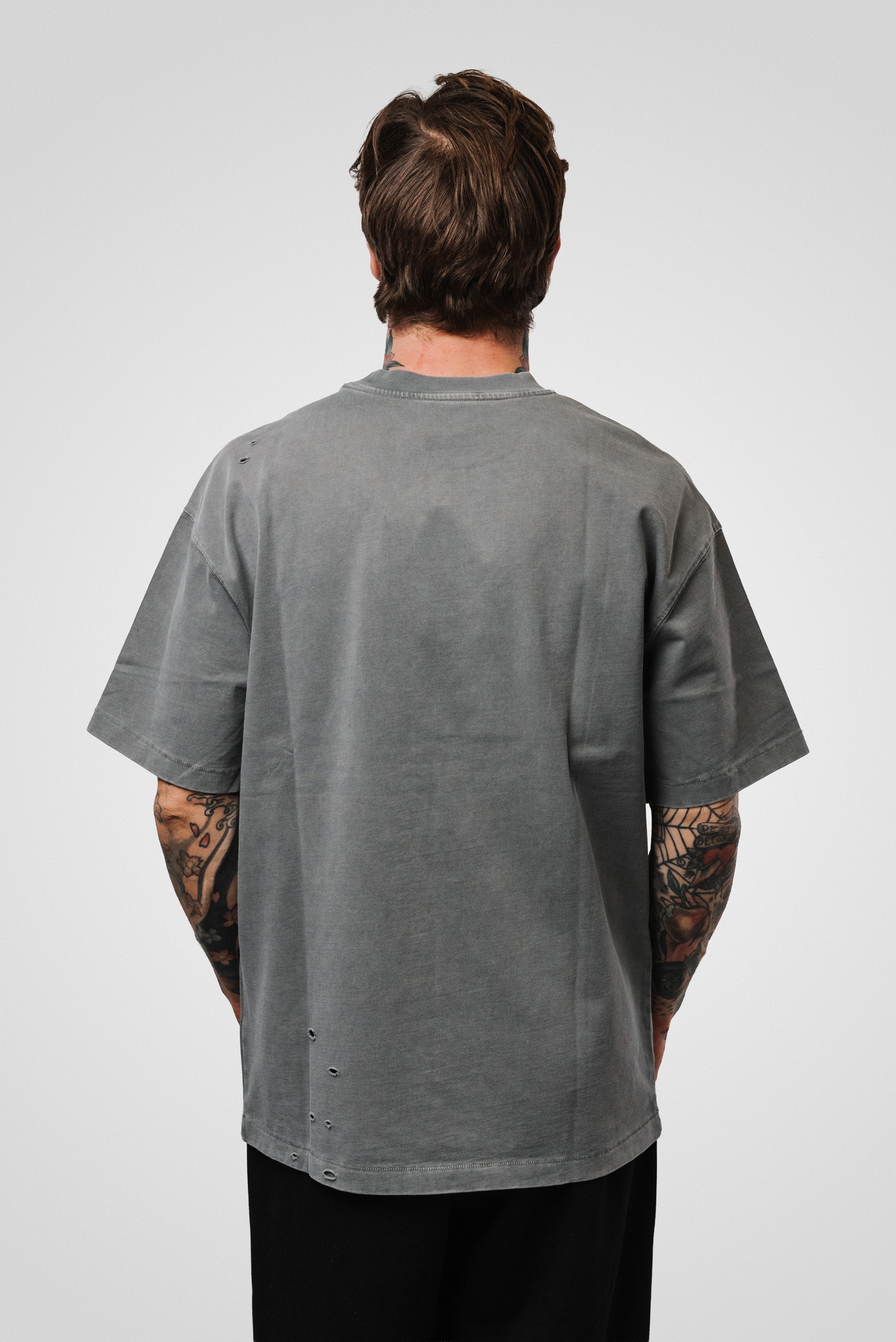 NOSTOP TEE GREY - QYB