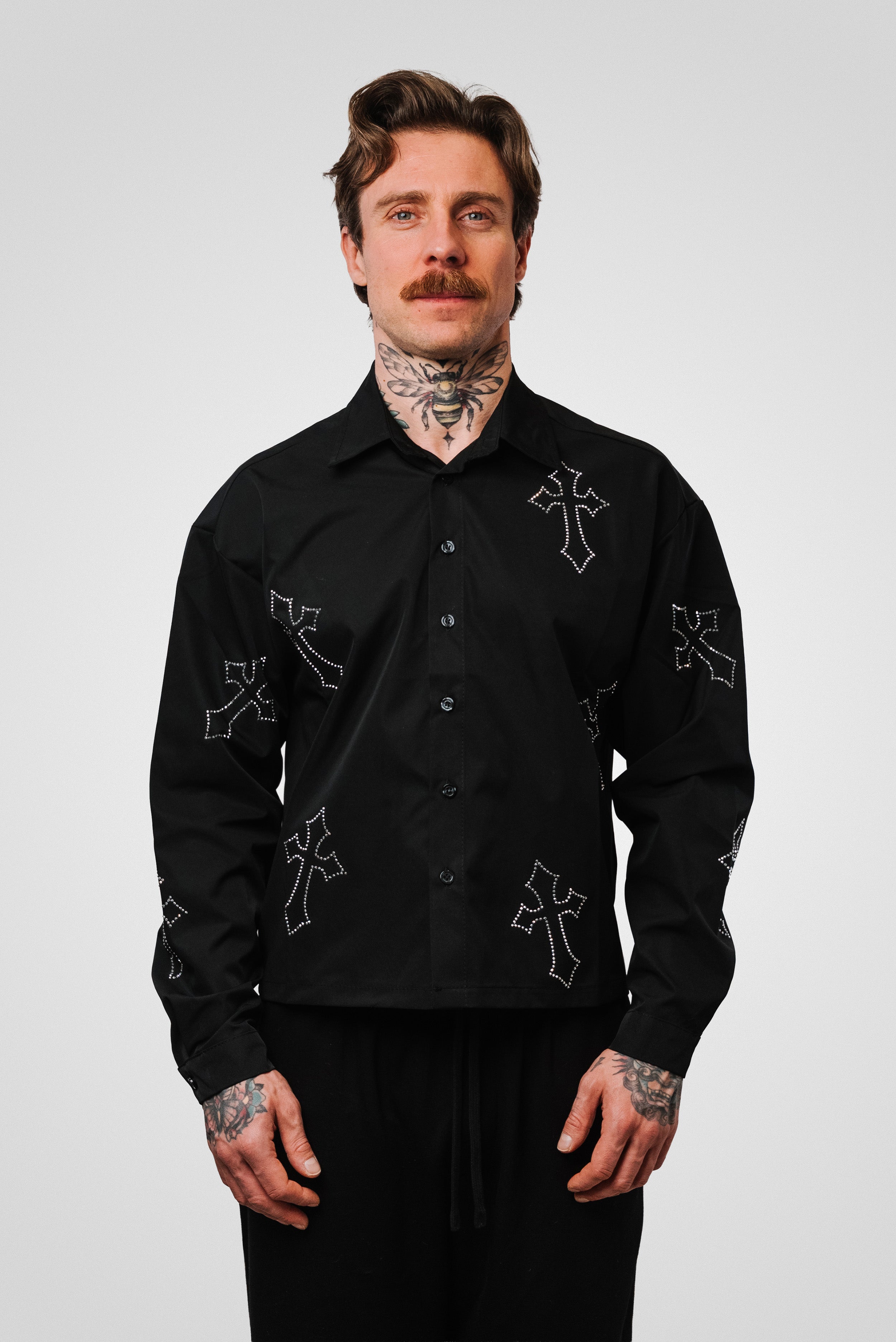CROSS SS BLACK SHIRT - Replacement Brand