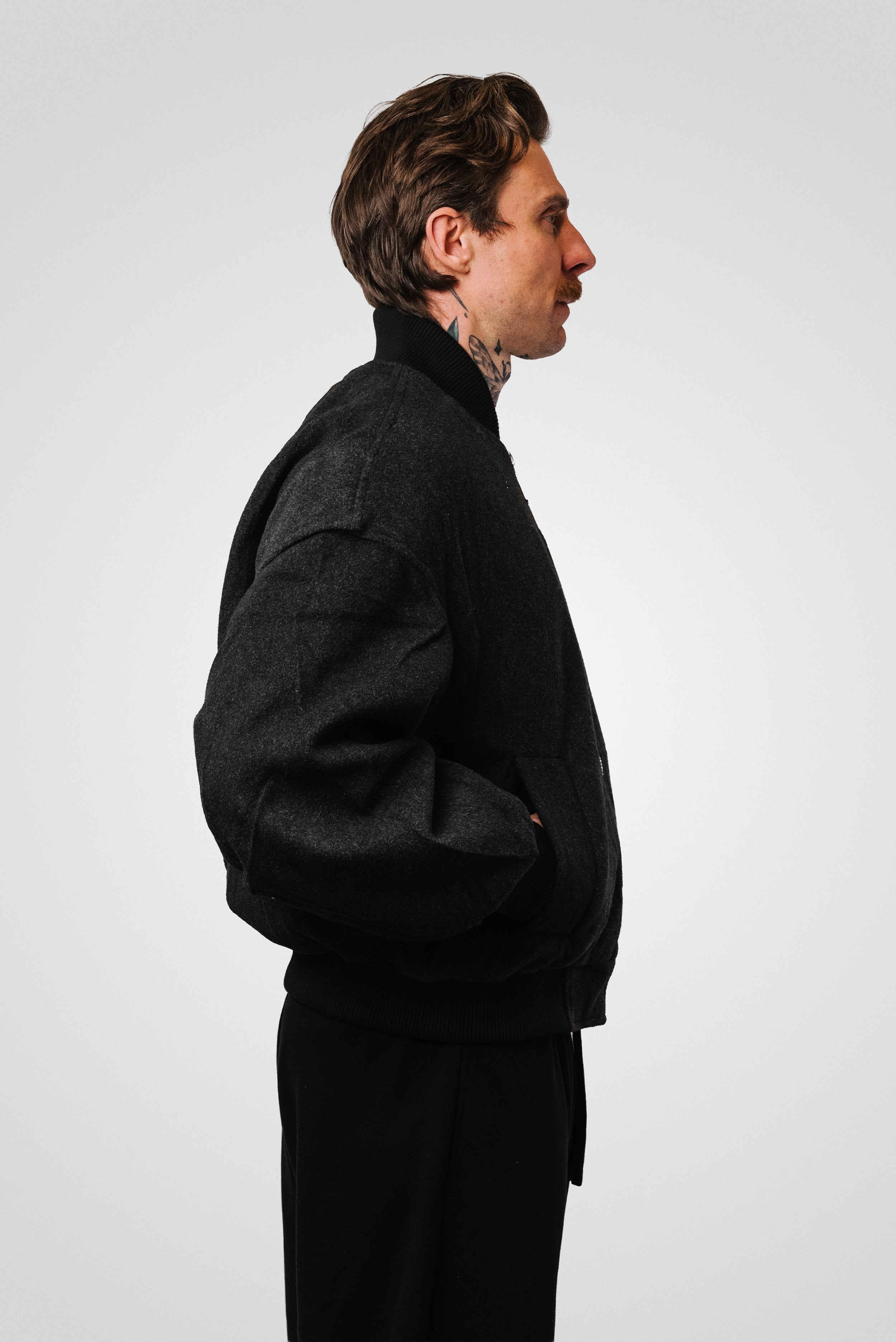 FLANEL BOMBER JACKET - Replacement Brand