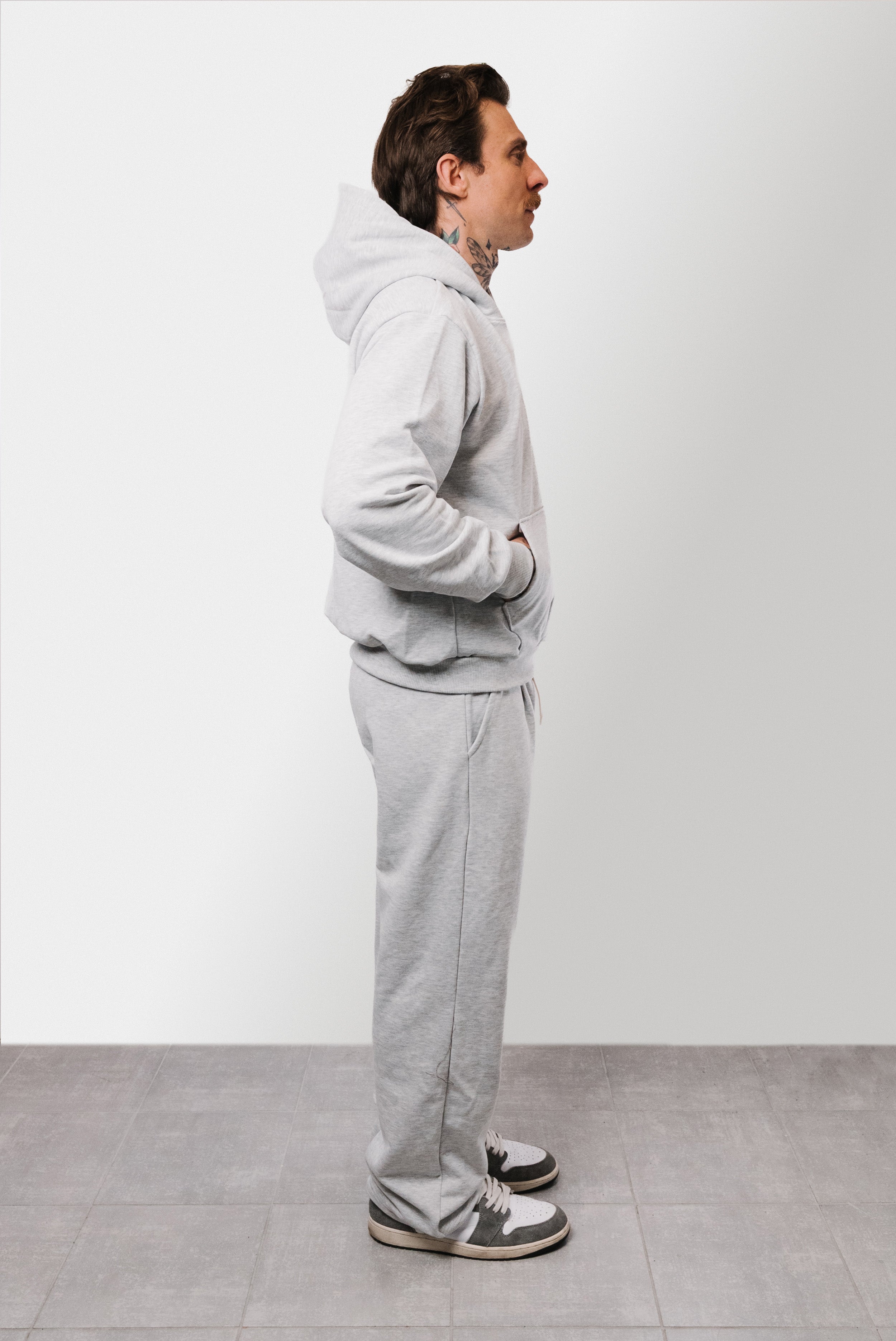 LIGHT GREY SUMMER TRACKSUIT - Replacement Brand