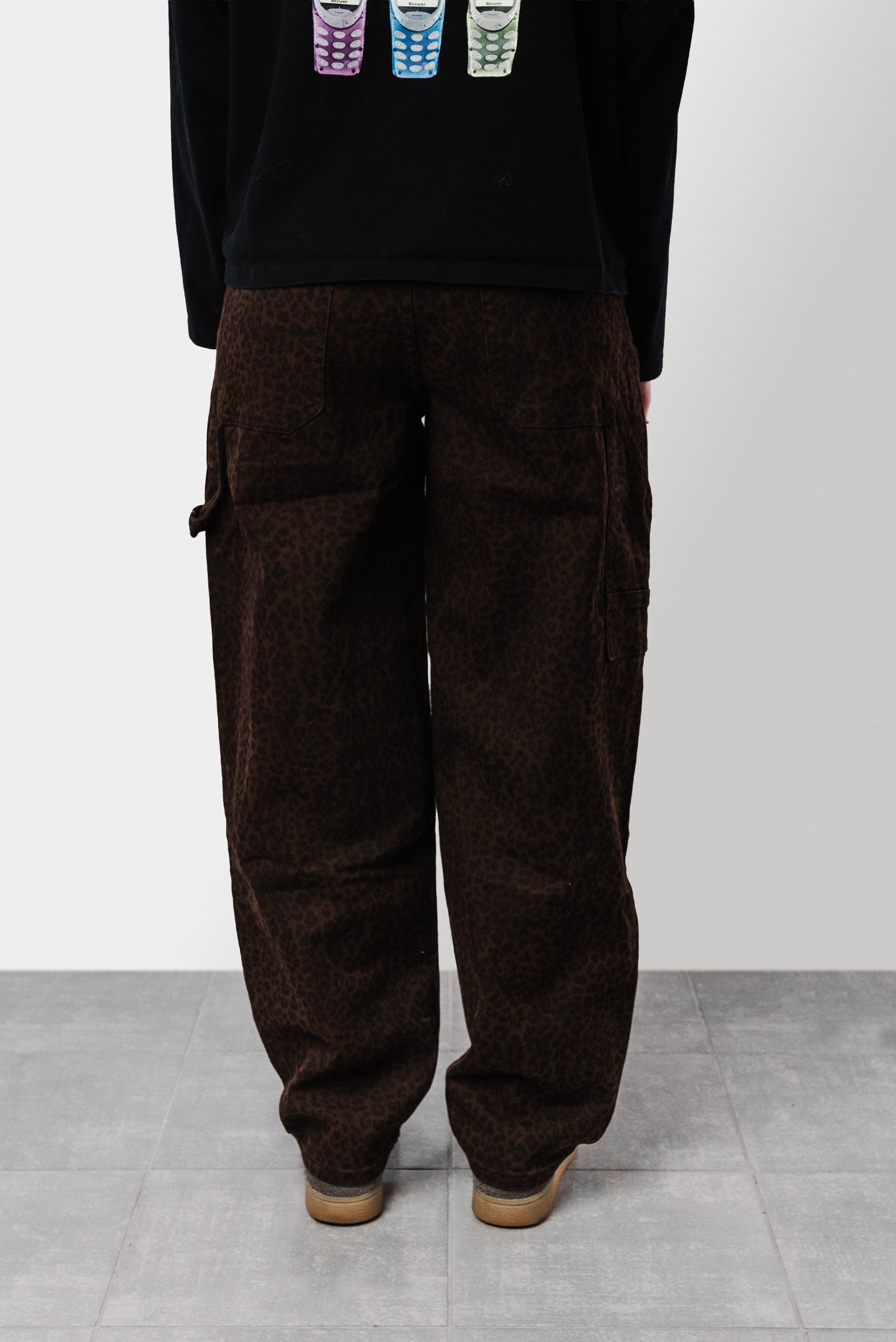 LEOPARD WOMEN BAGGY JEANS - Shoebuya Design