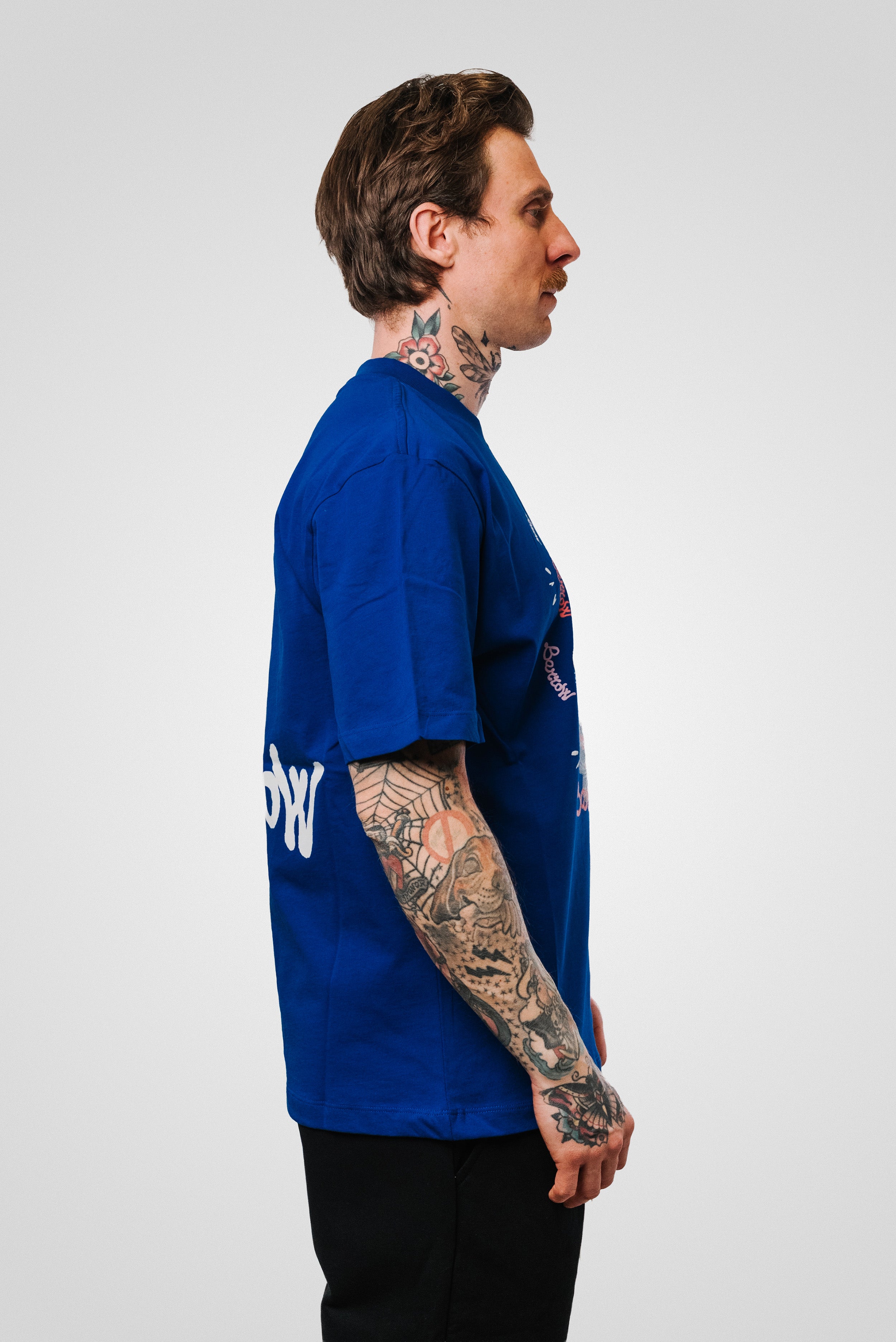 BLUE BEAR JERSEY TEE BLUE UNISEX - Barrow