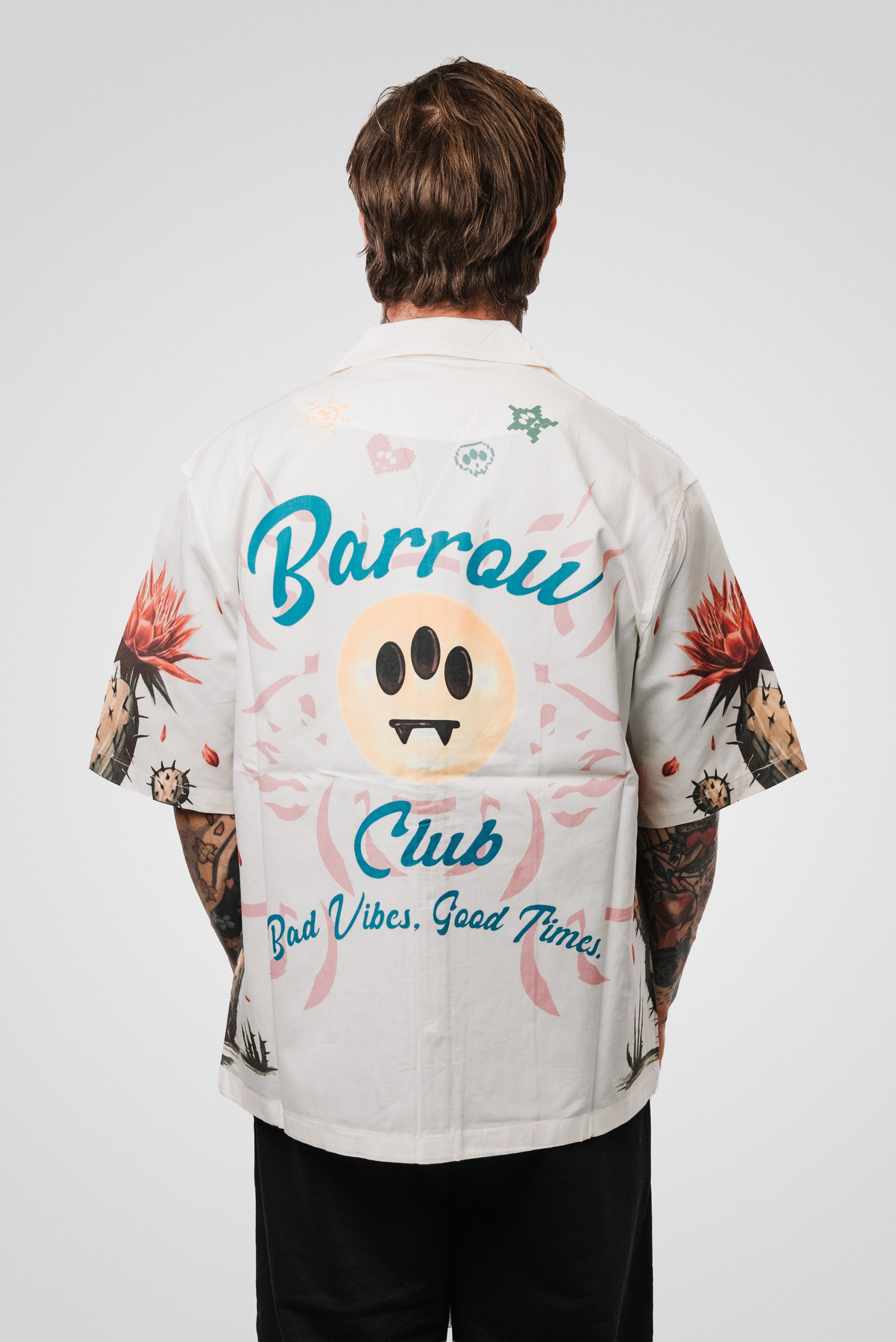 POPELINE SHIRT CREAM UNISEX - Barrow