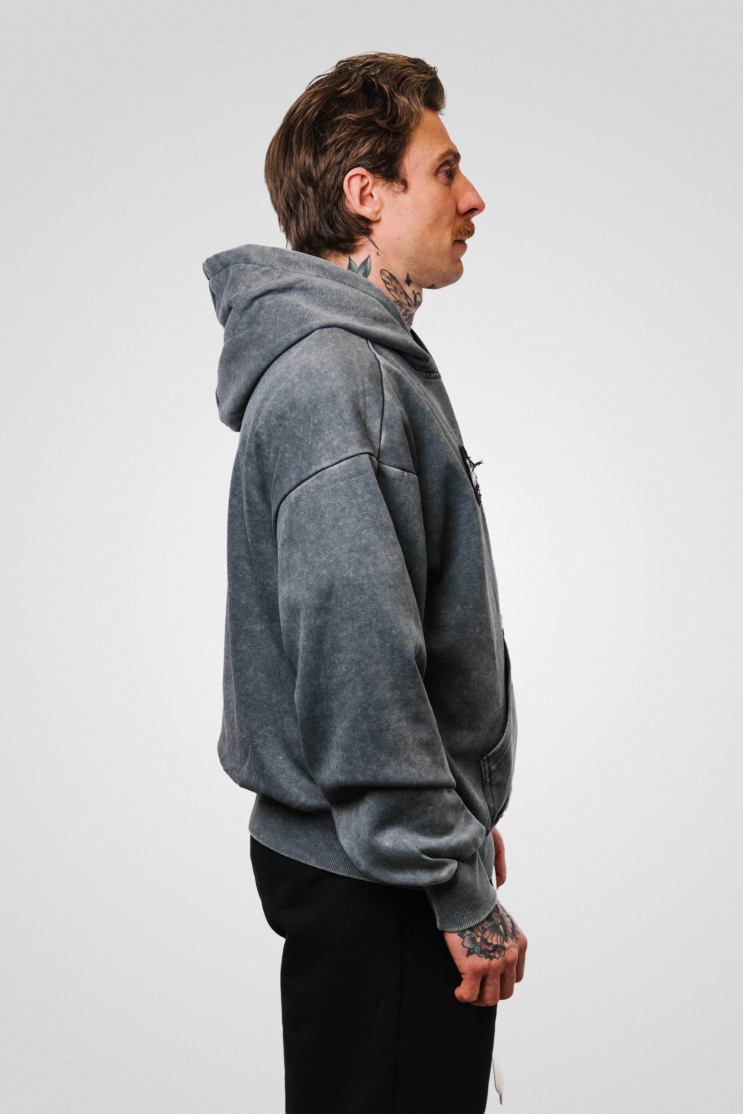 TOKYO GREY HOODIE - Shoebuya Design