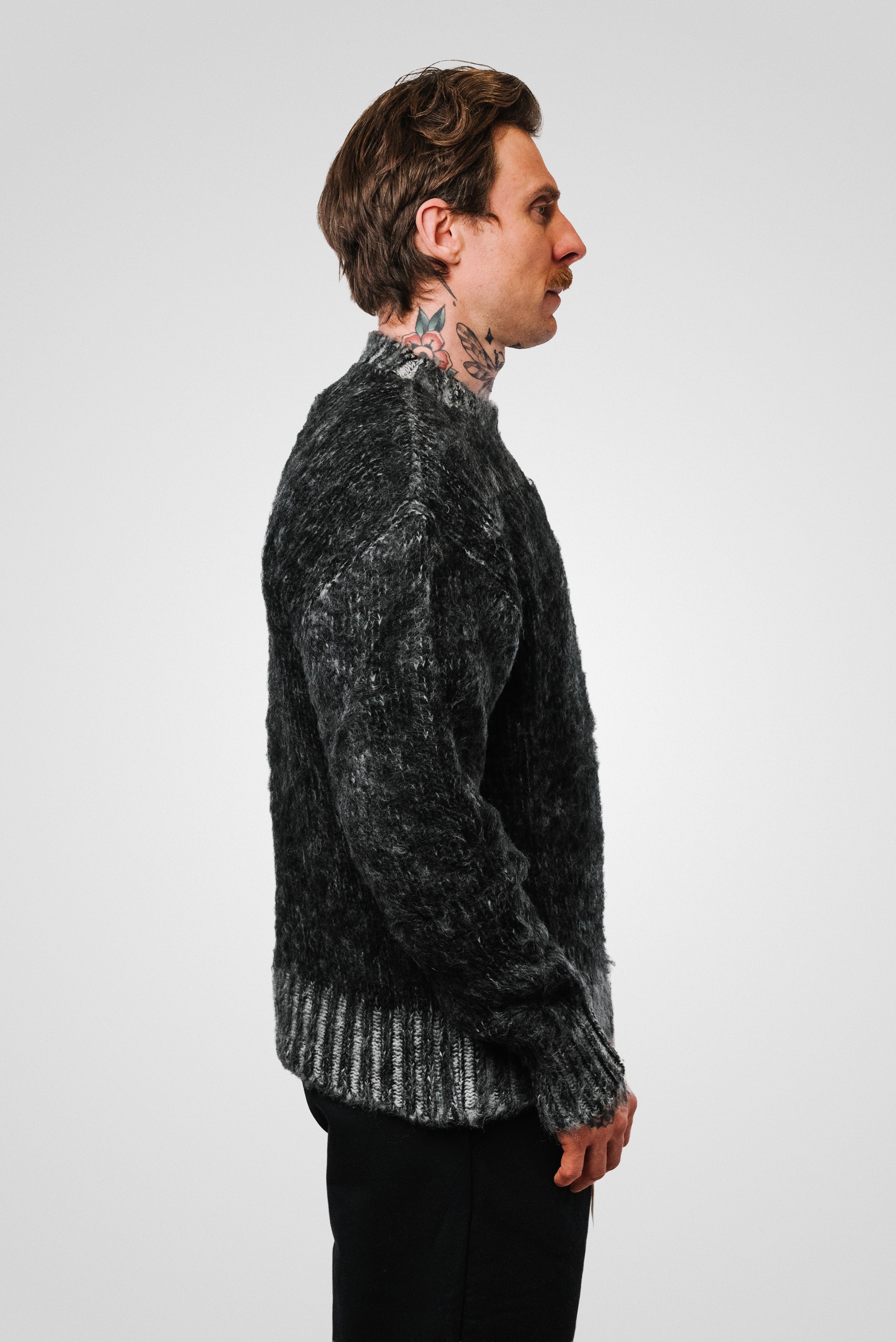 CORTINA BLACK/GREY SWEATER - Replacement Brand