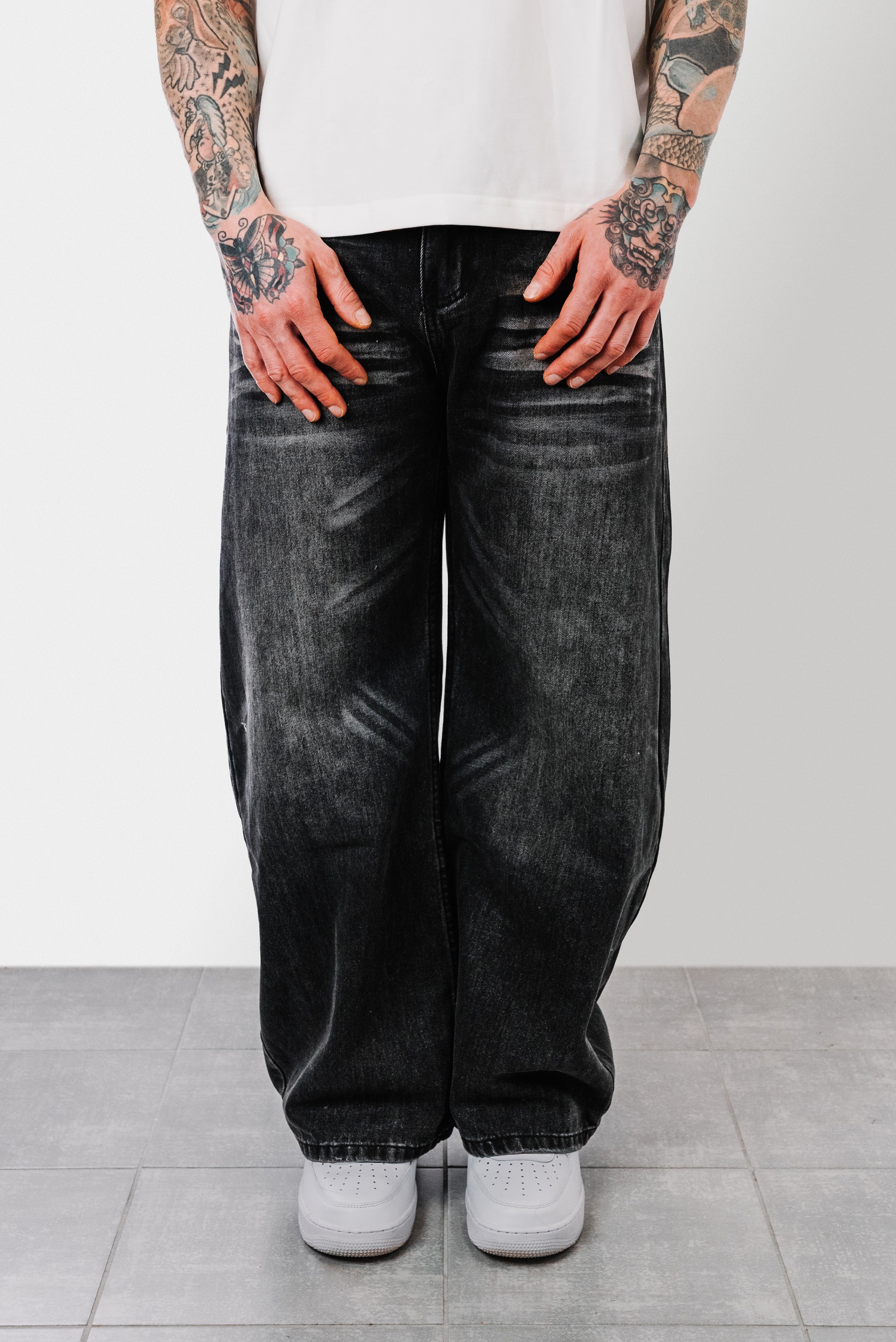 SCRATCH BLACK DENIM - Shoebuya Design