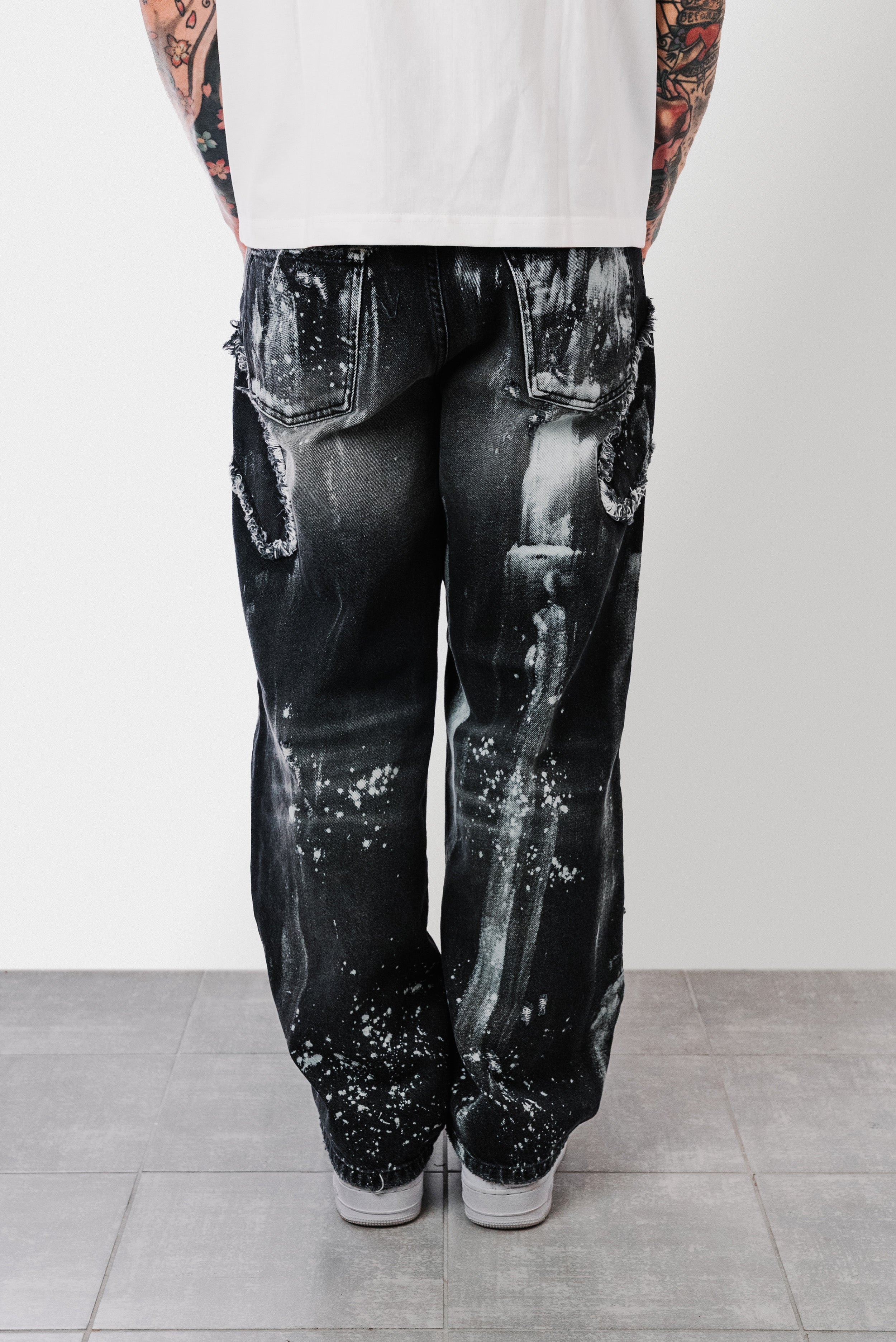 SUPER BAGGY 425 BLACK JEANS