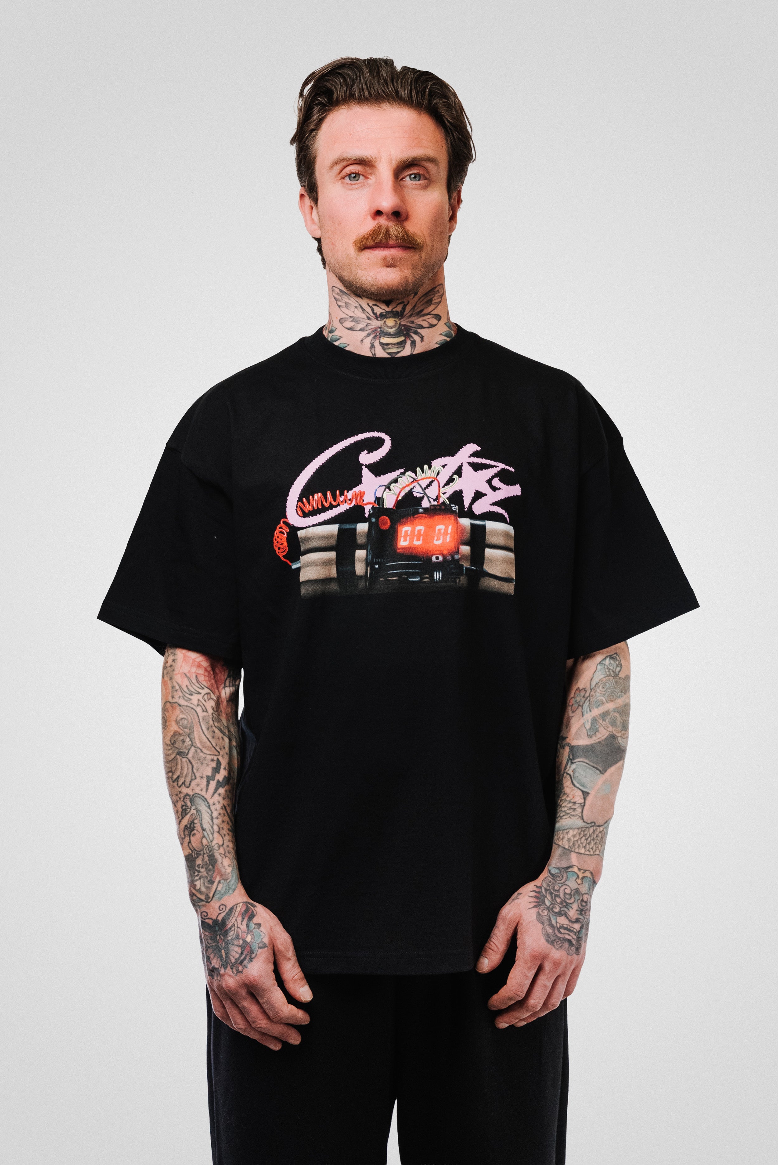 CORTEIZ NO TIME 4 LUV TEE BLACK