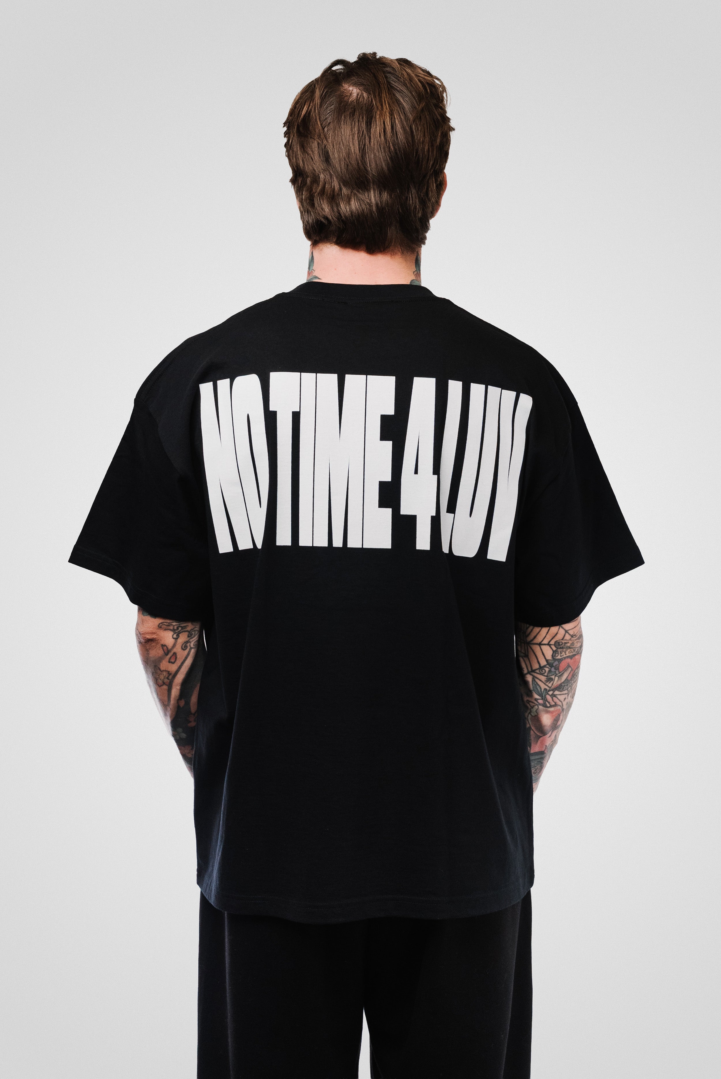 CORTEIZ NO TIME 4 LUV TEE BLACK