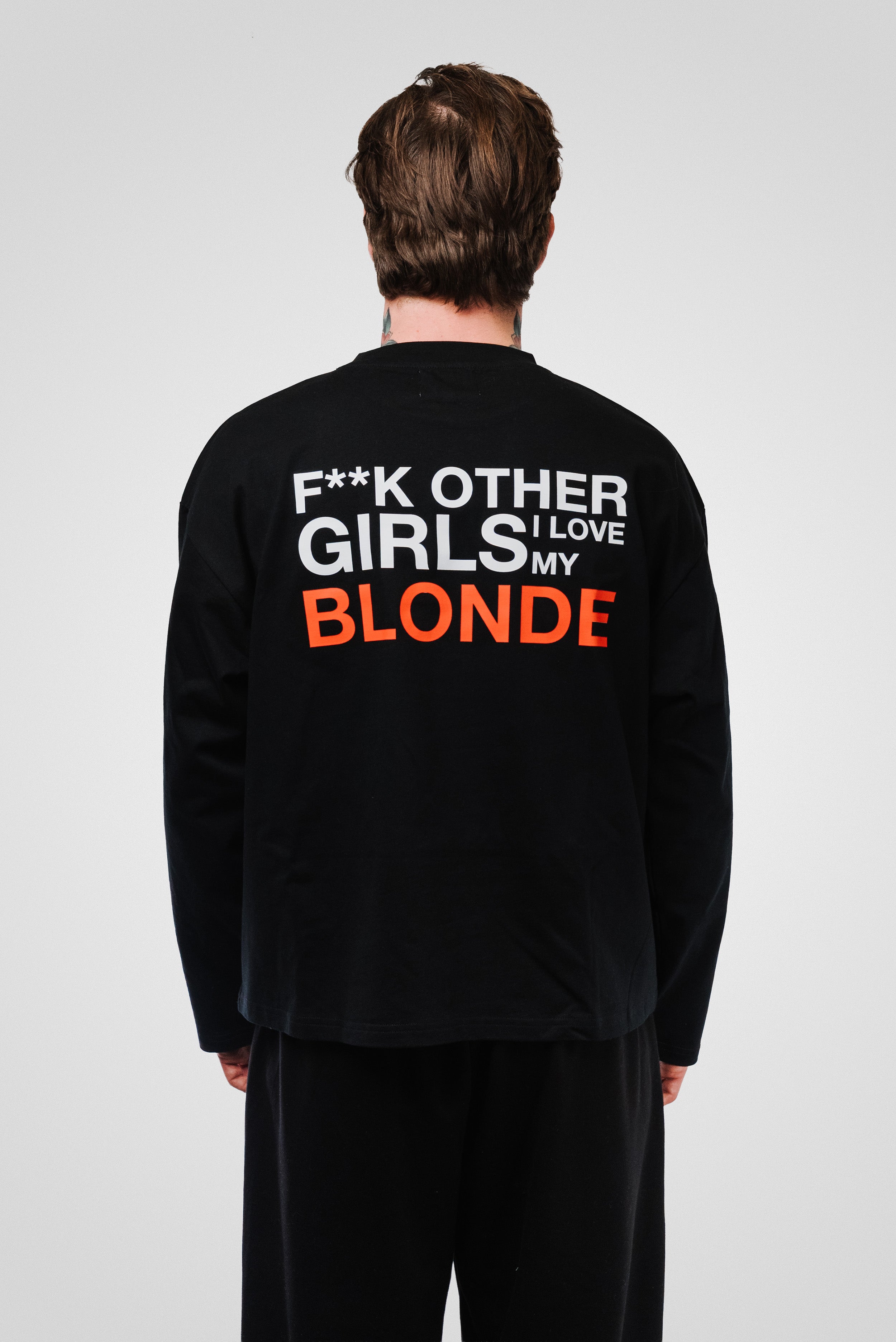 MY BLONDE BOXY LONGSLEEVE - TheDoubleE