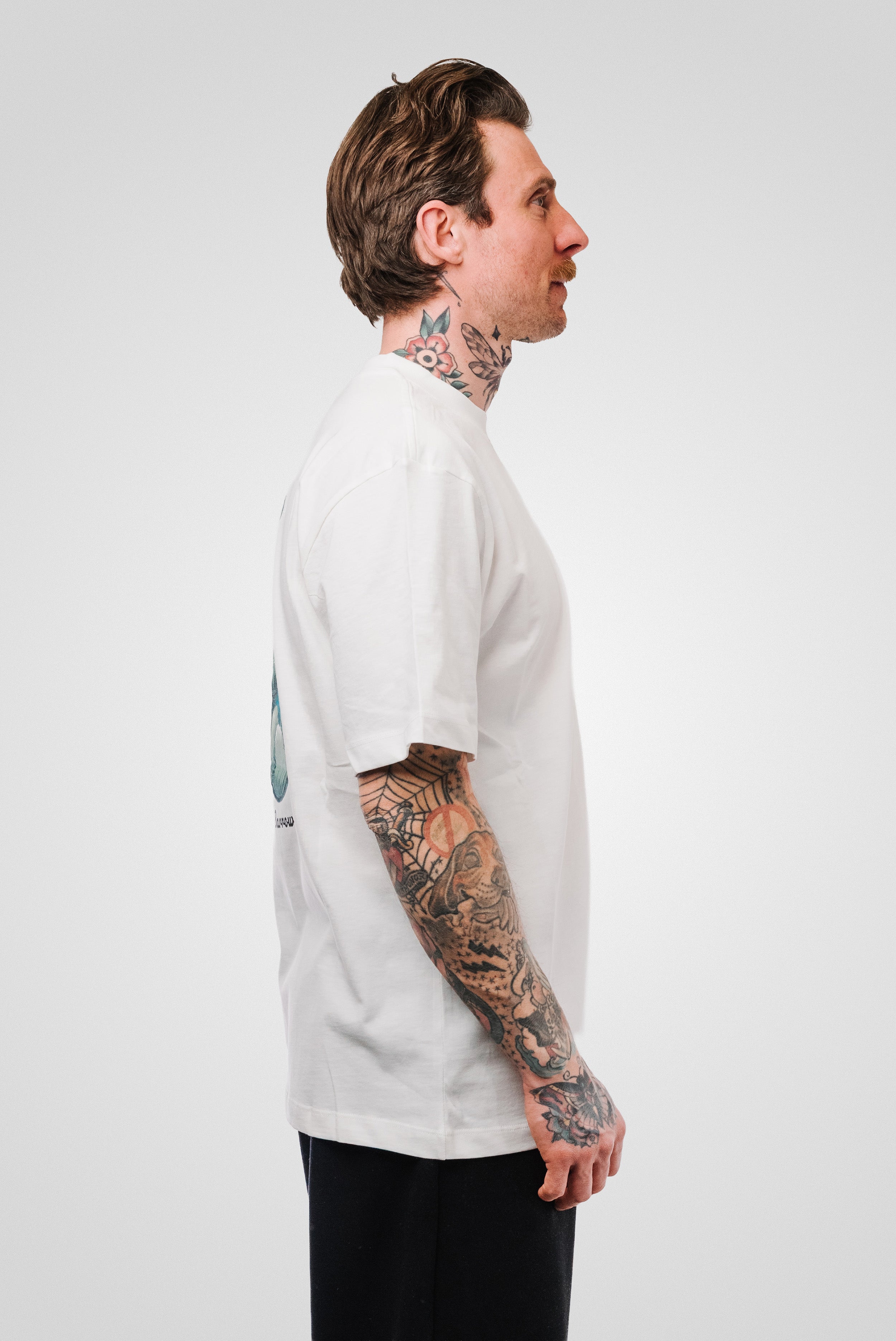GO FOR IT JERSEY TEE WHITE UNISEX - Barrow