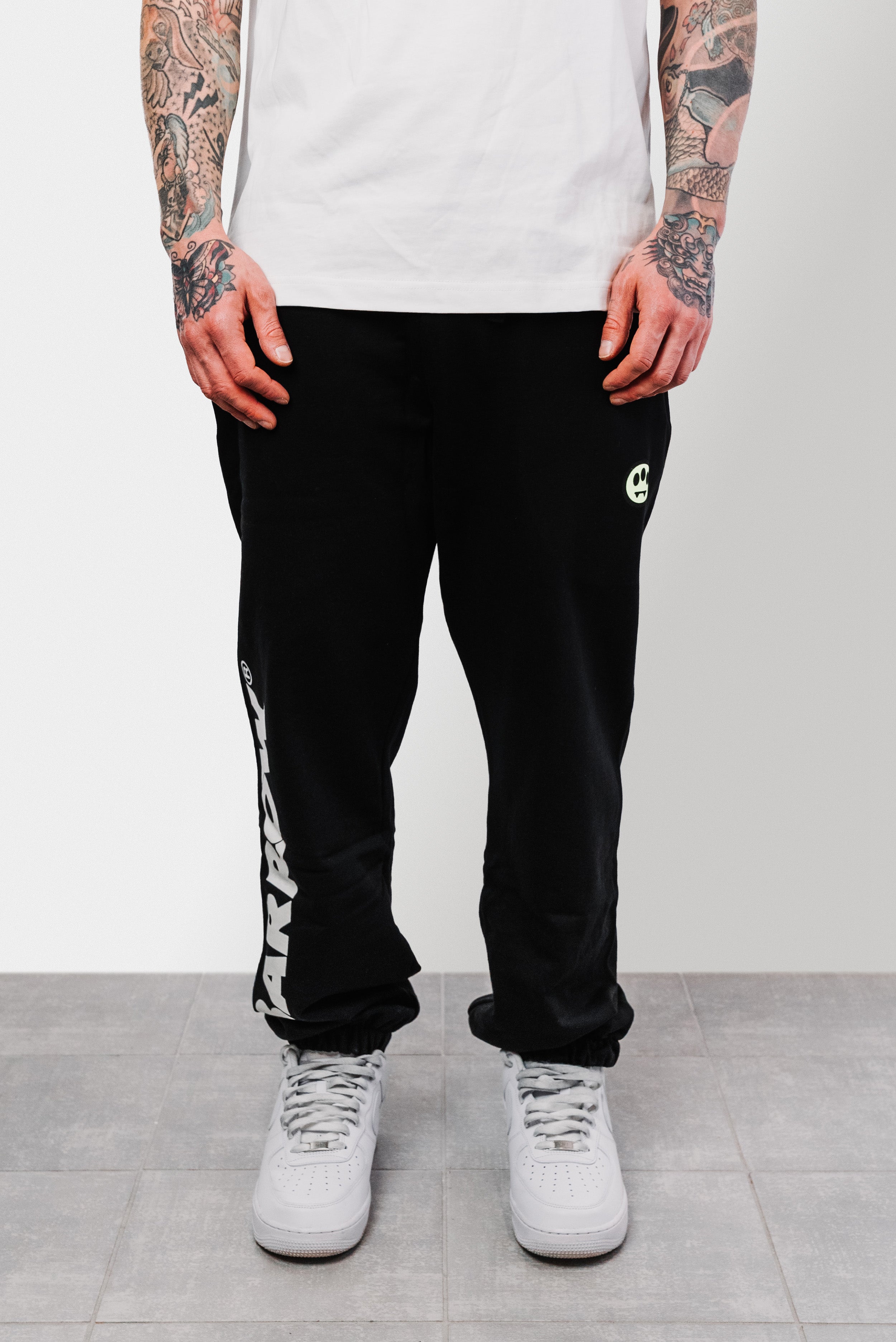 GHOST SWEATPANTS BLACK UNISEX - Barrow