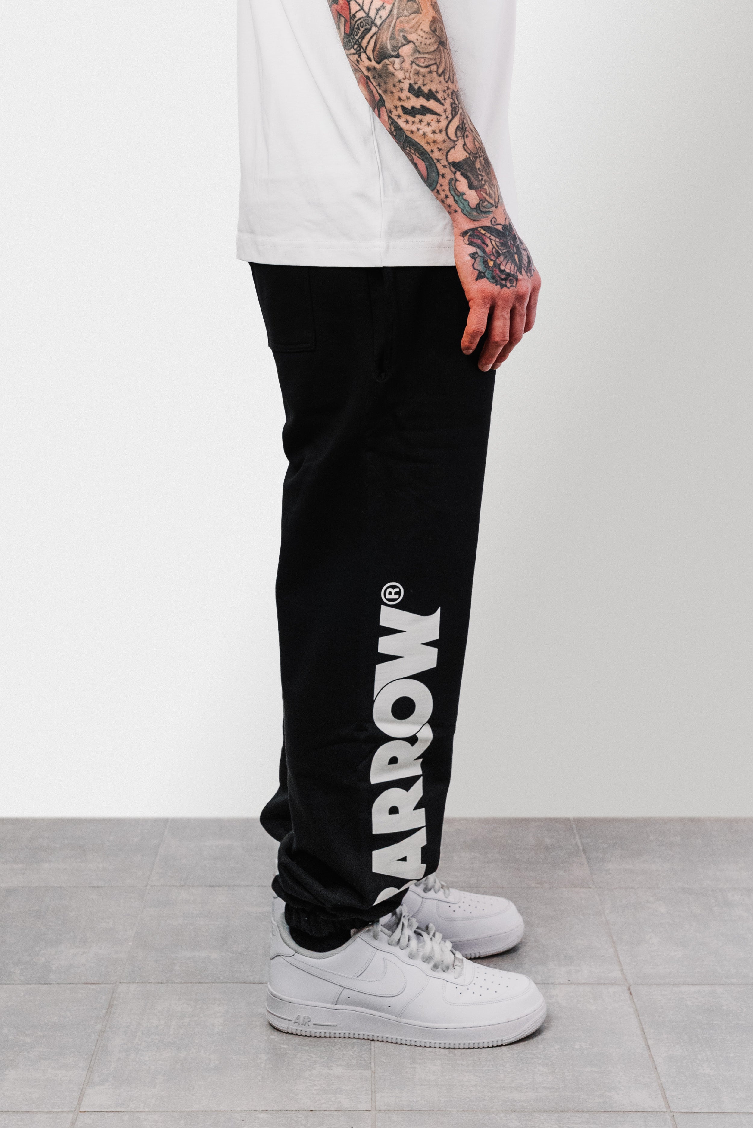 GHOST SWEATPANTS BLACK UNISEX - Barrow