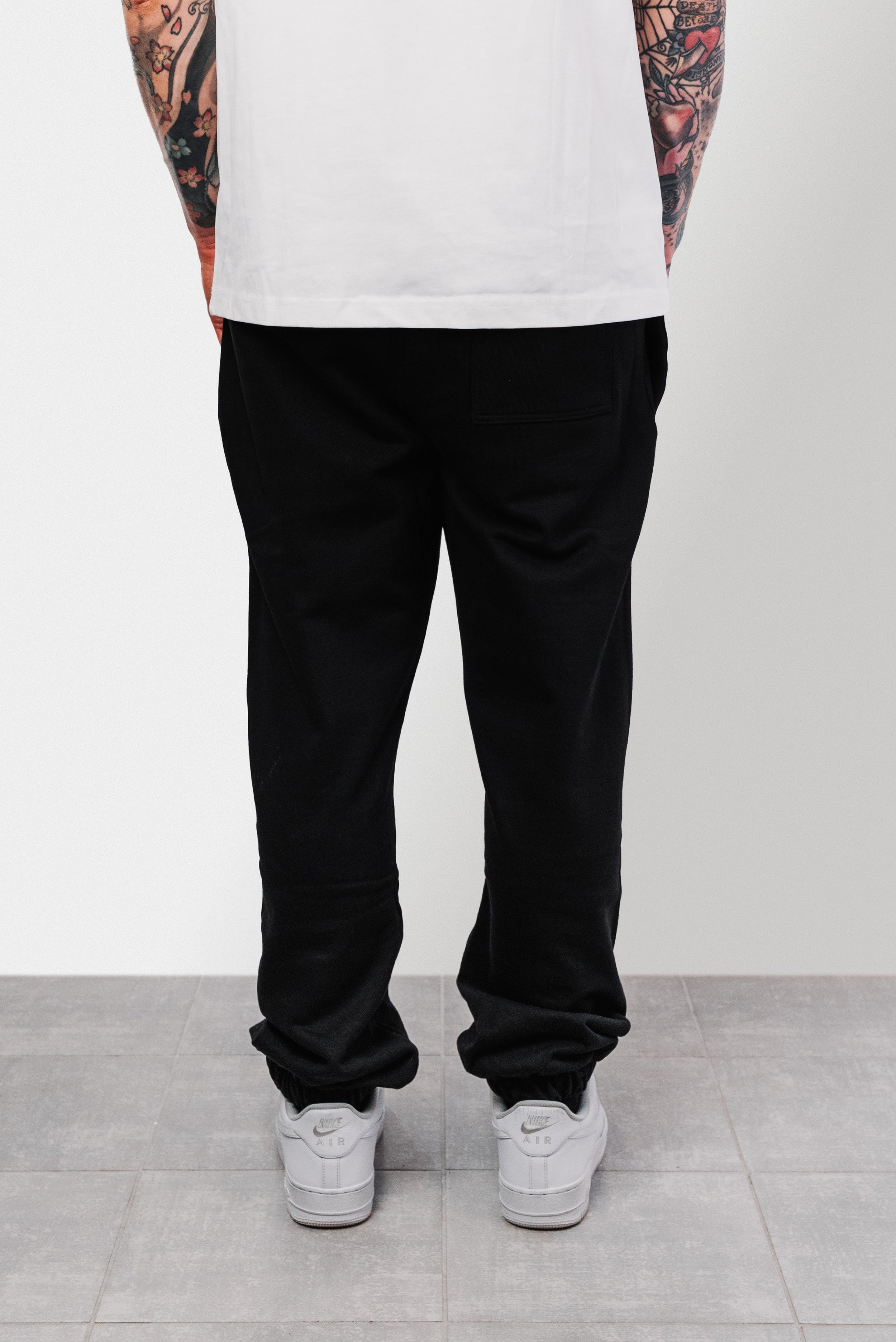 GHOST SWEATPANTS BLACK UNISEX - Barrow