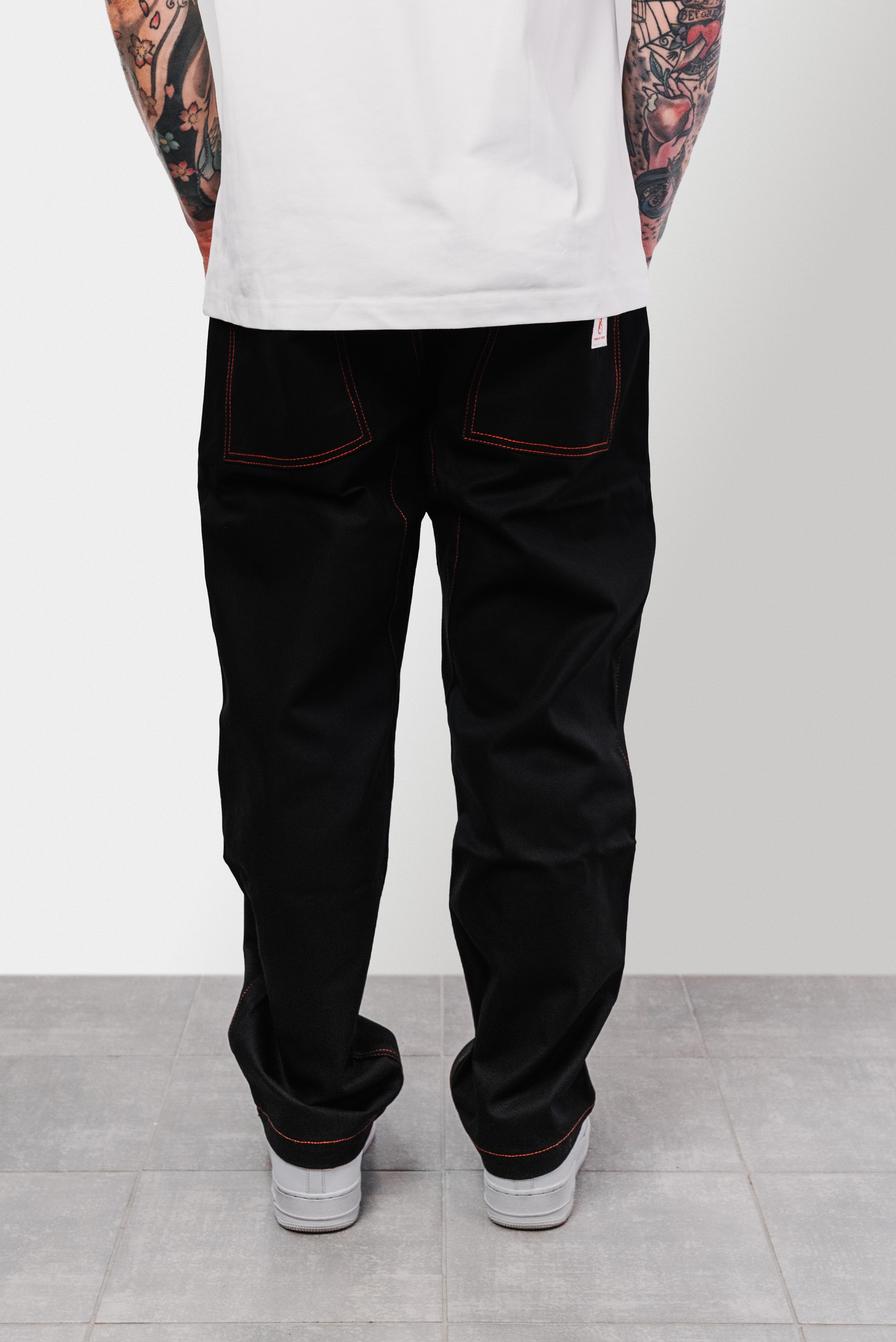 BLACK CHEF TROUSERS PANTS - Vision Of Super
