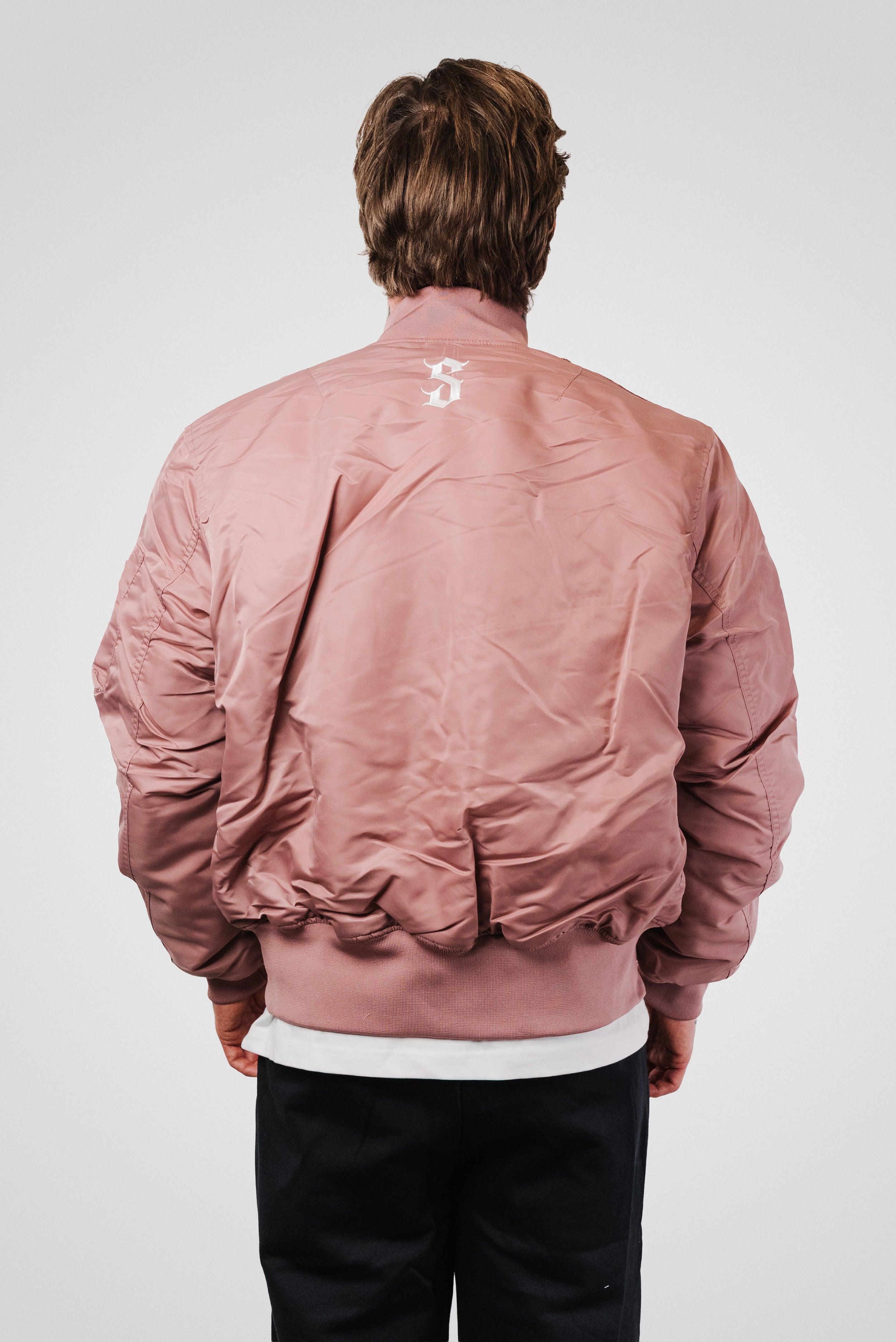 BOMBER JACKET SALMON - Signs Brand