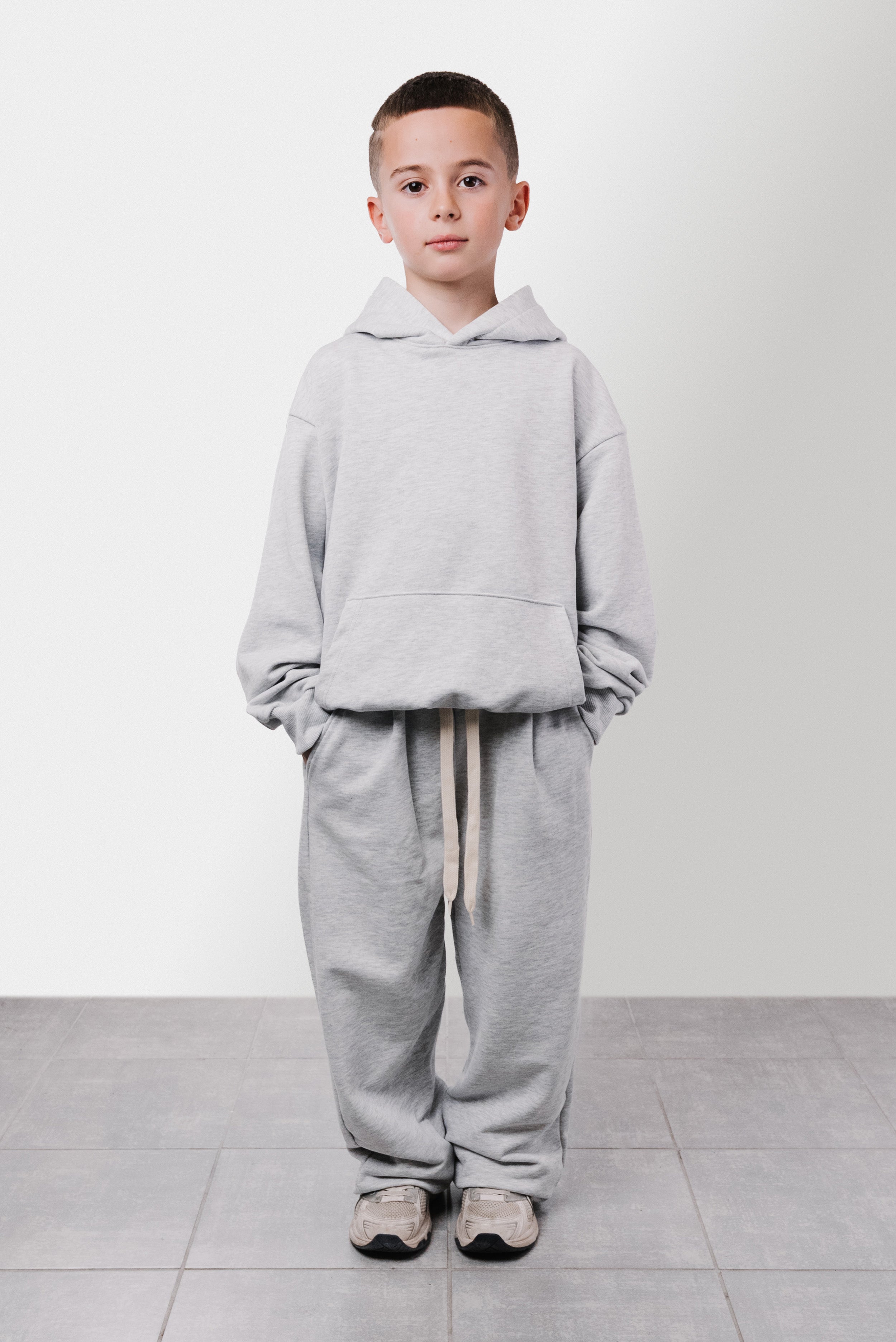 LIGHT GREY SUMMER TRACKSUIT BABY - Replacement Brand