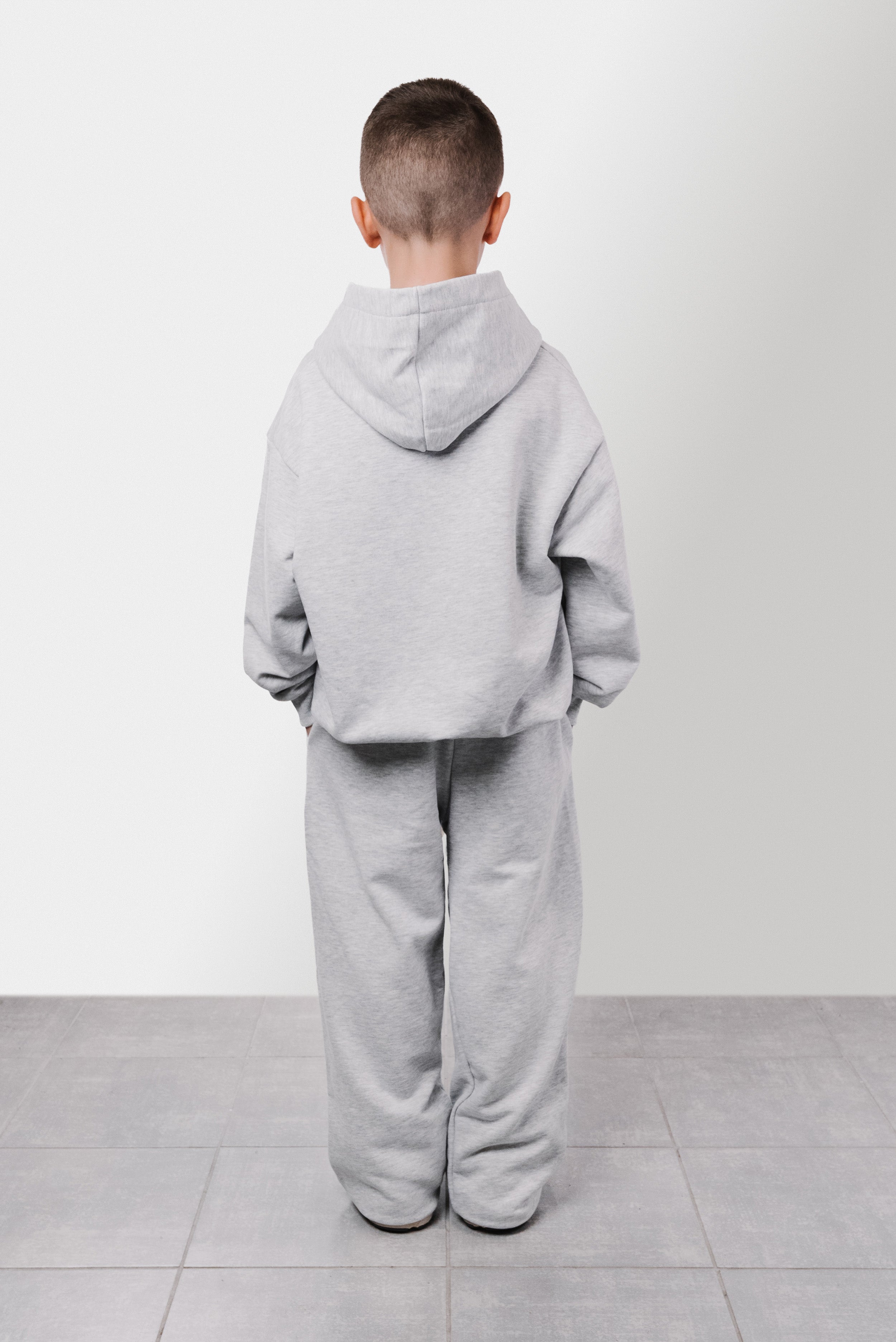 LIGHT GREY SUMMER TRACKSUIT BABY - Replacement Brand