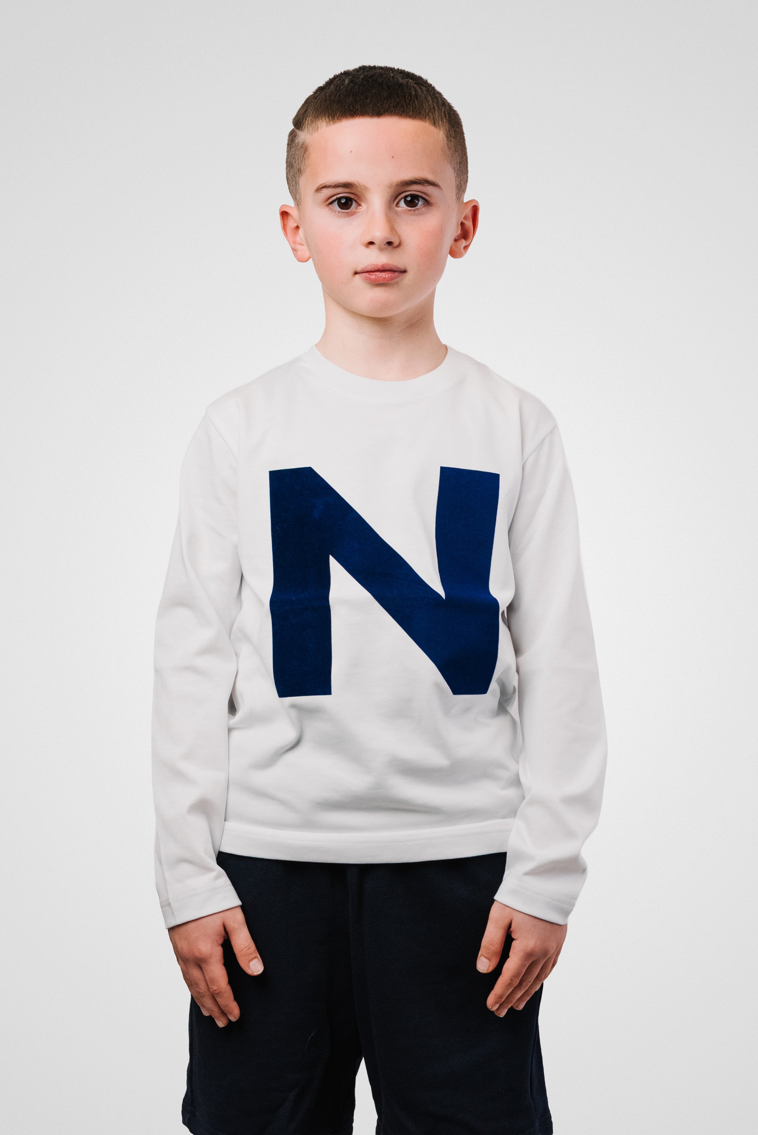 N LOGO BLUE TEE BABY - Nabu Brand