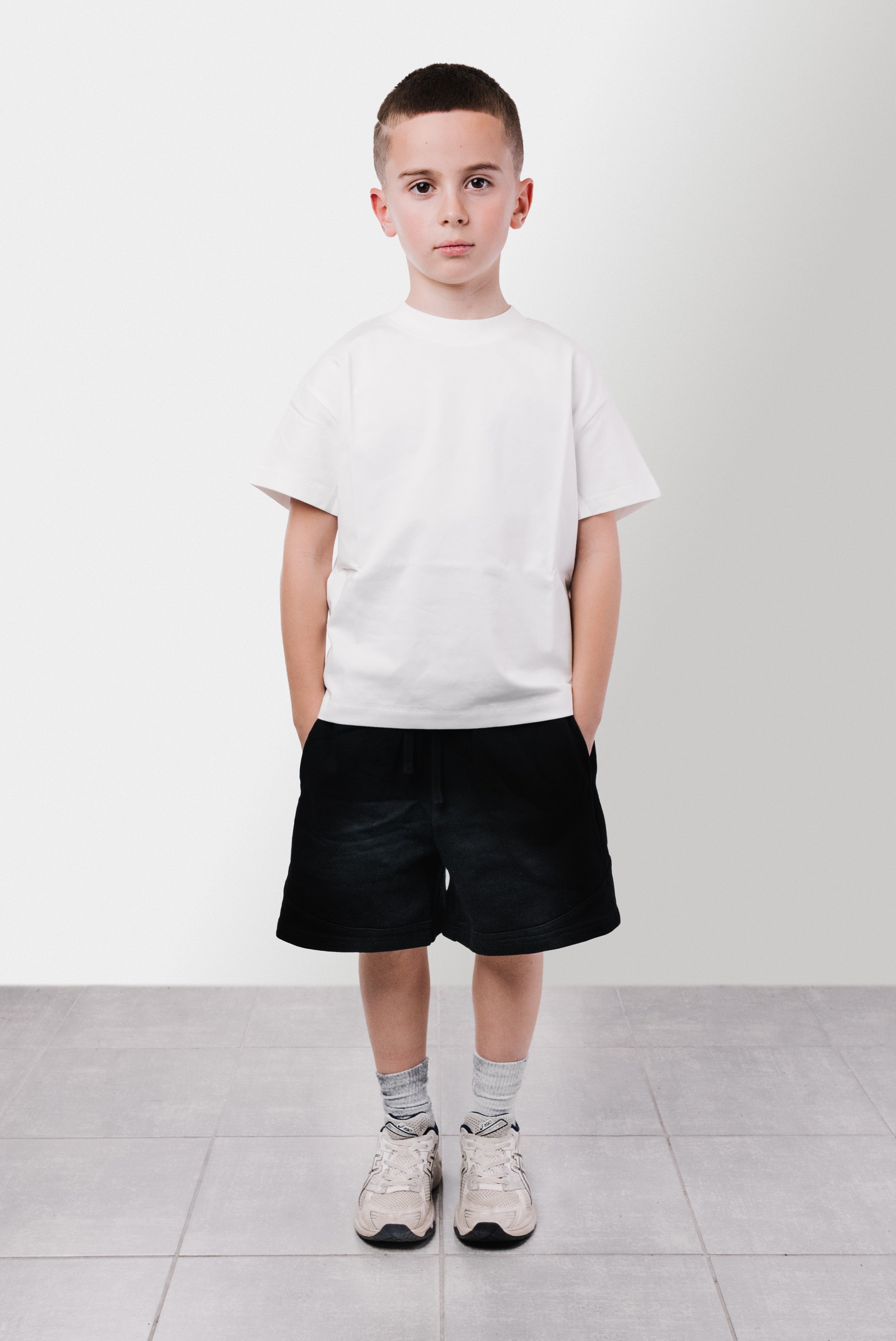 BABY WHITE CLASSIC TEE - Shoebuya Design