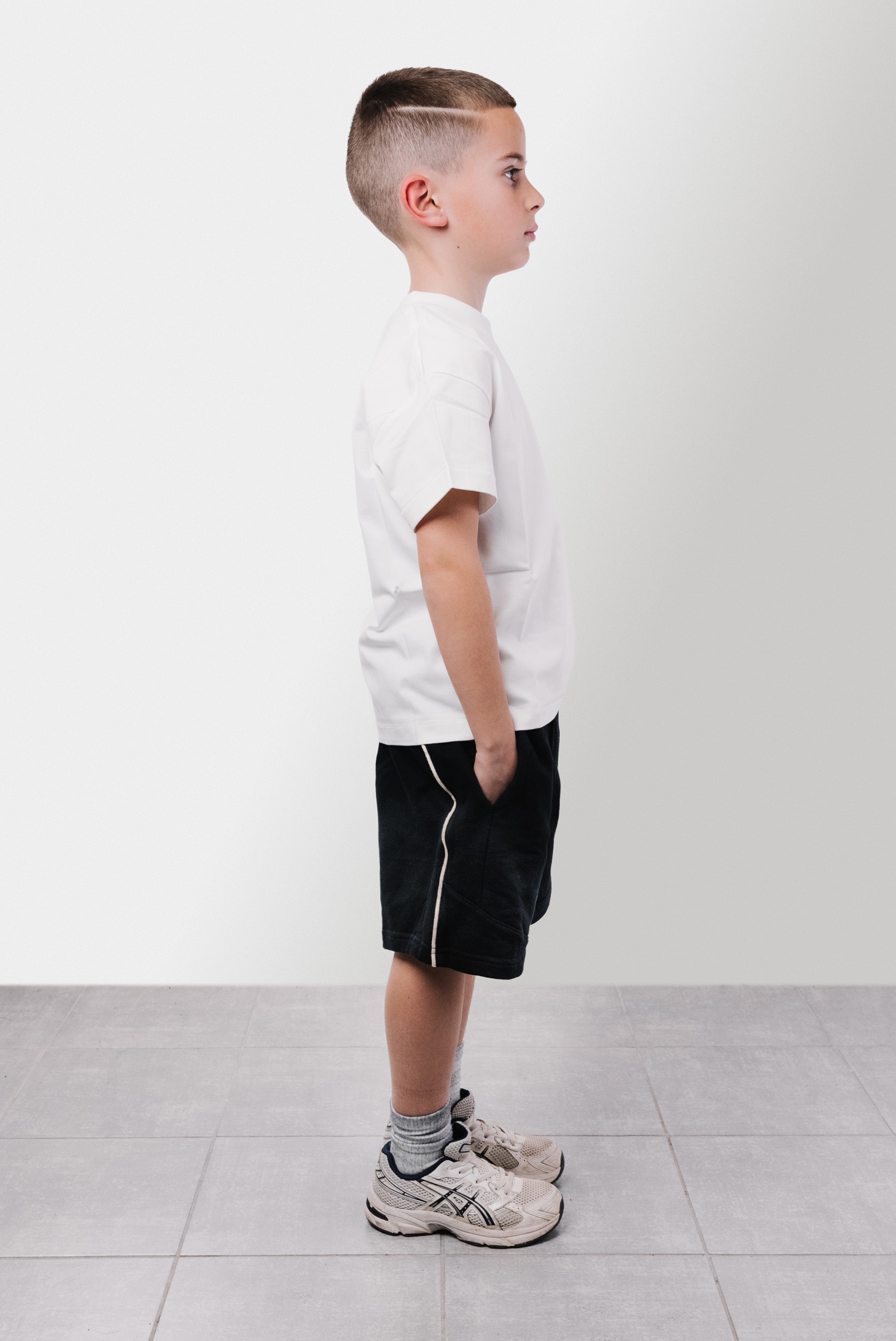 BABY WHITE CLASSIC TEE - Shoebuya Design
